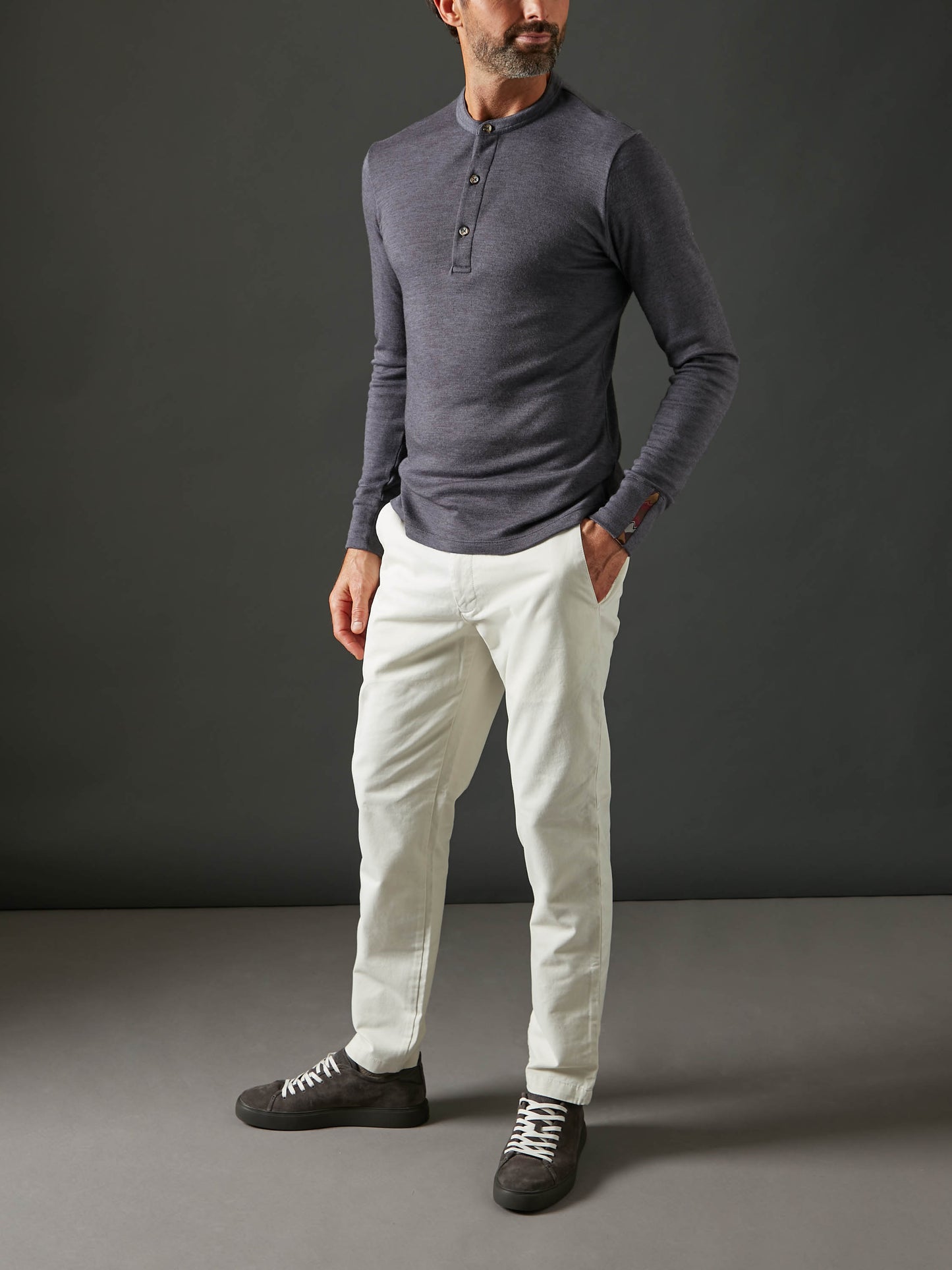 Men's Liberty Henley - Slate