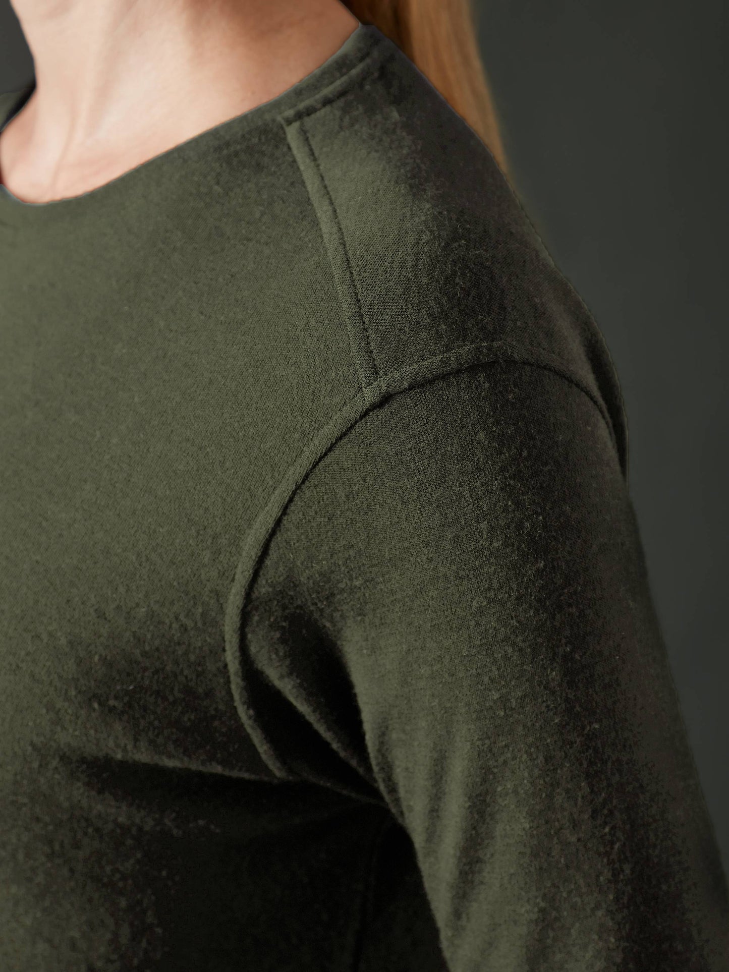 Women's Liberty Casual Crew - Deep Forest Green