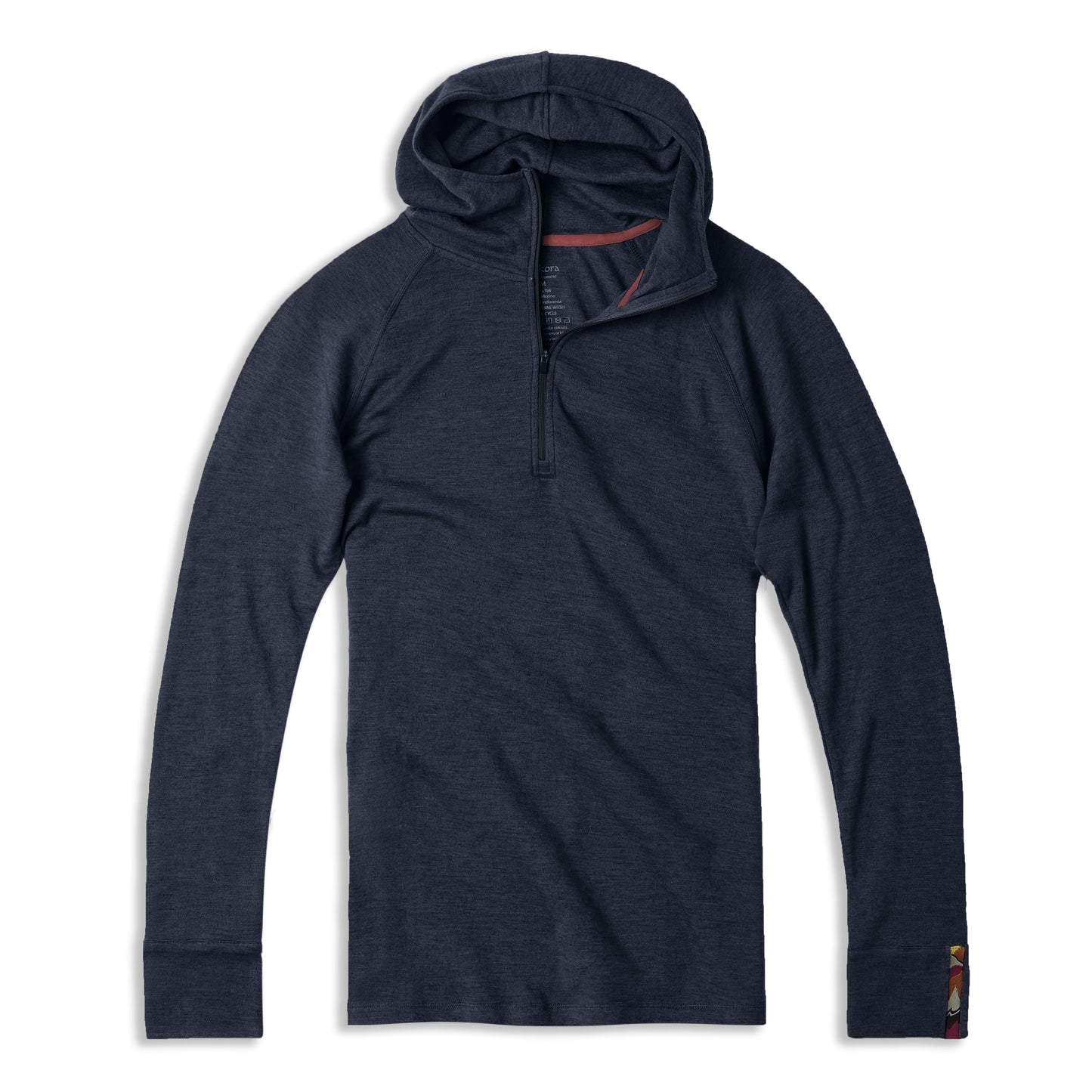 Men's Liberty Yak Wool Zip Hoodie - Midnight Navy