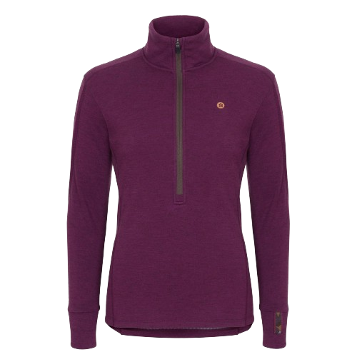 Women s Xenolith Yak Wool Sweater Deep Purple