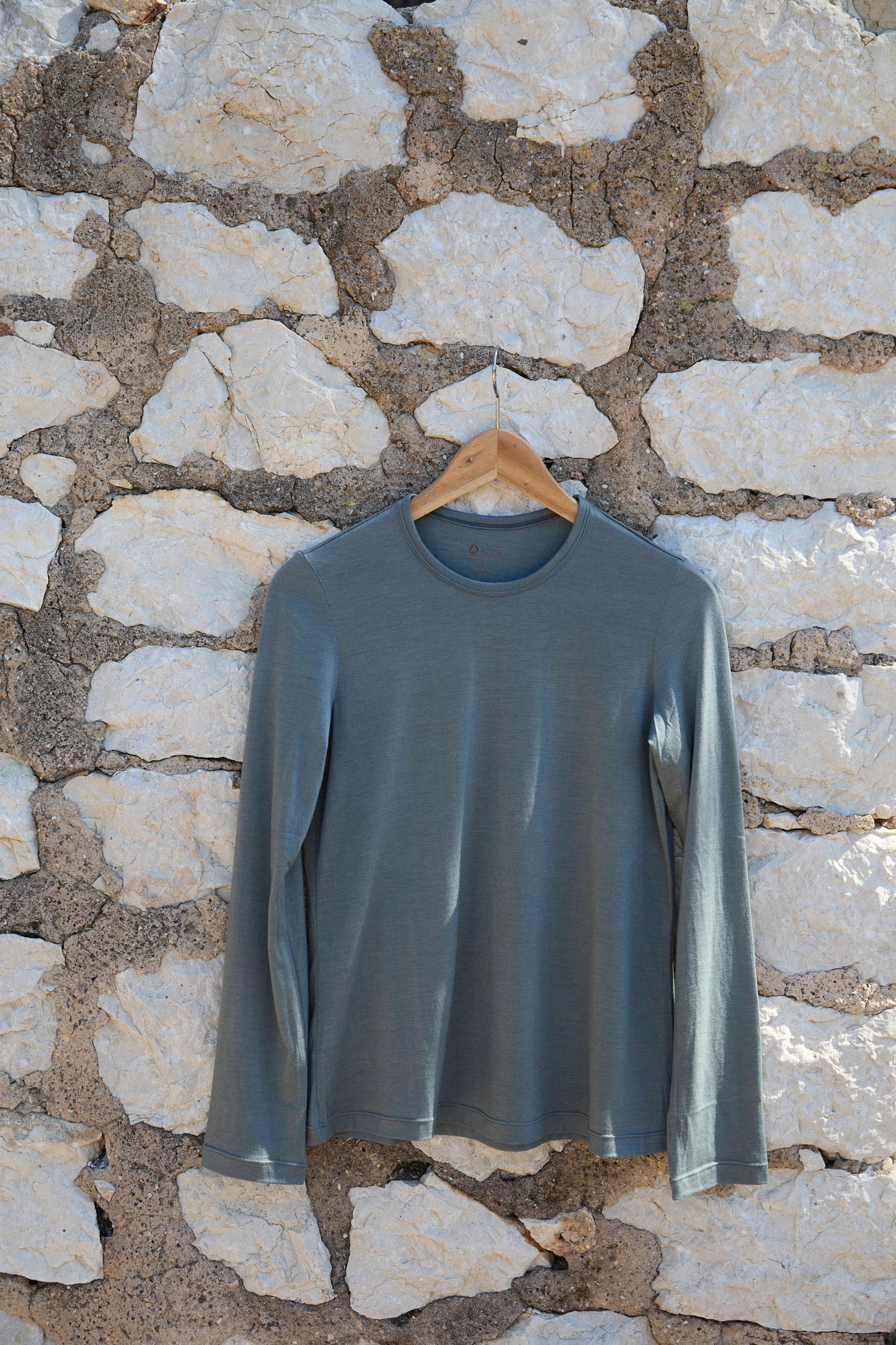 Women’s Halo Long Sleeve Crew - Riverstone