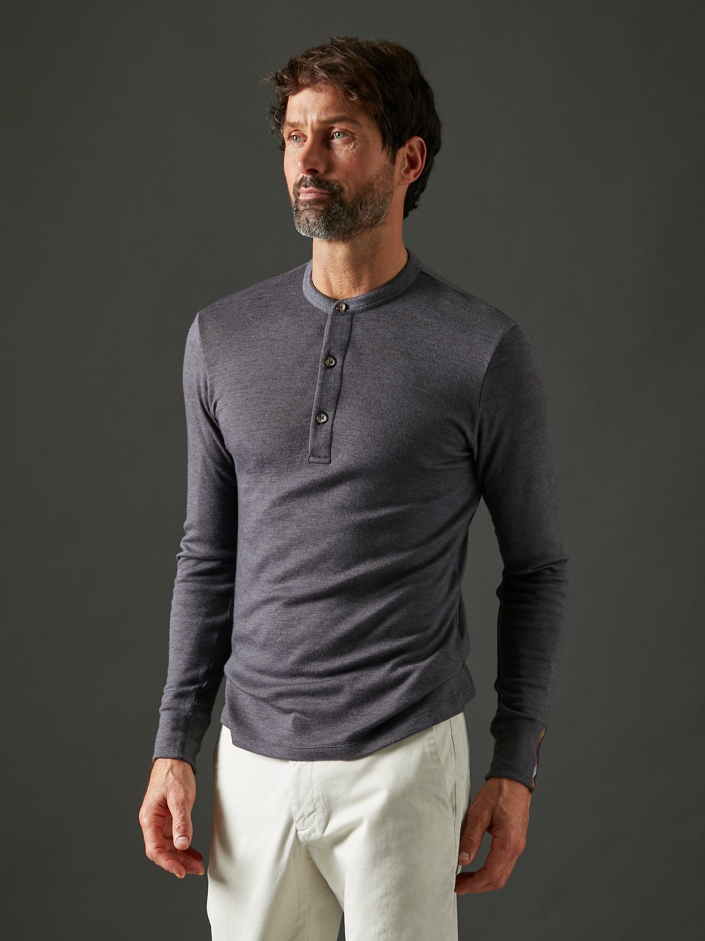 Men's Liberty Henley - Slate