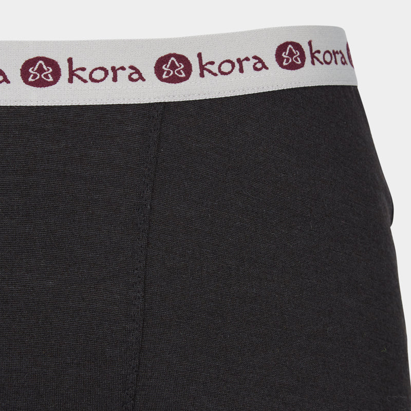 Men's Yushu Yak Wool Undershorts - Black/White