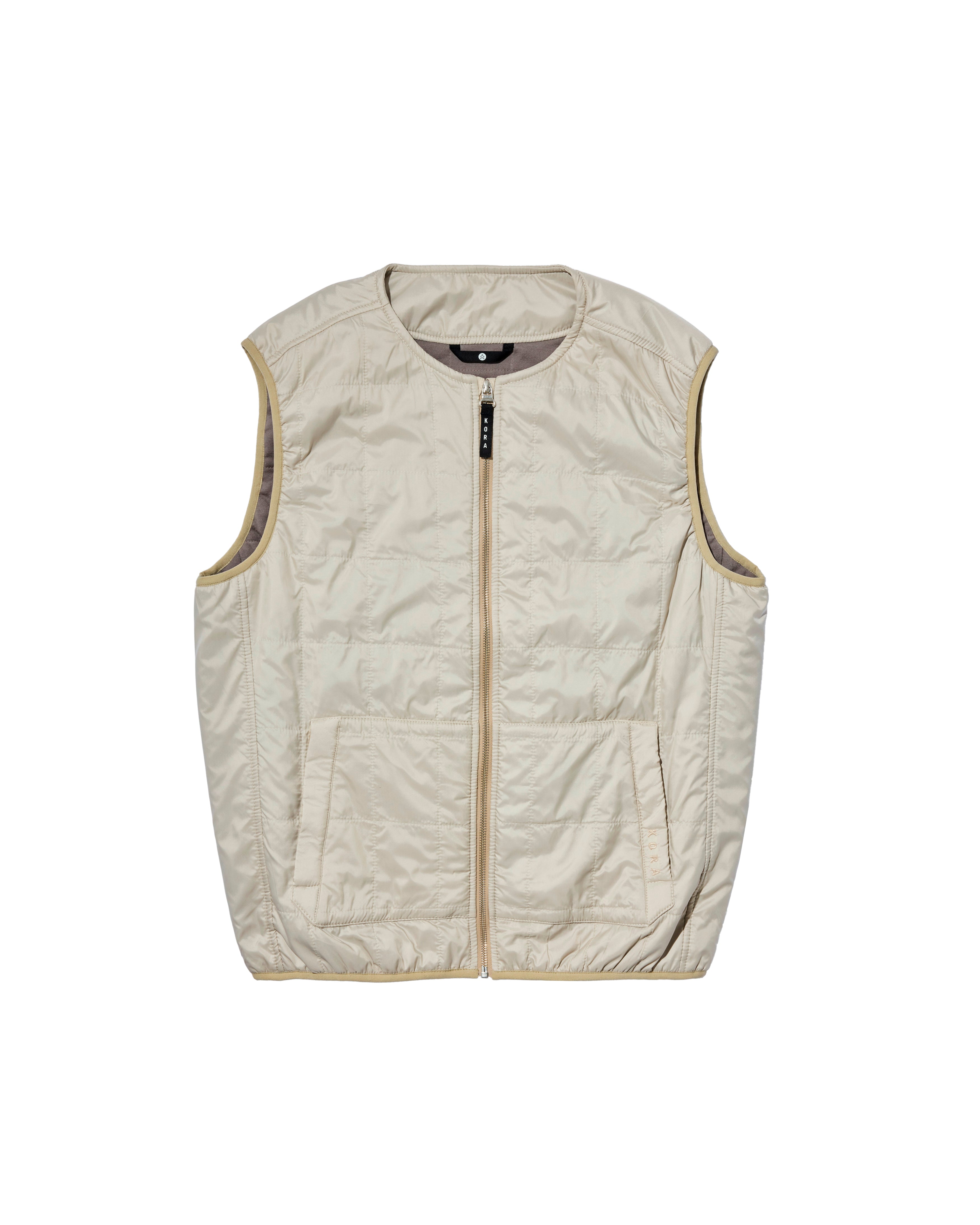 Men's Haven Sleeveless Vest - Bone