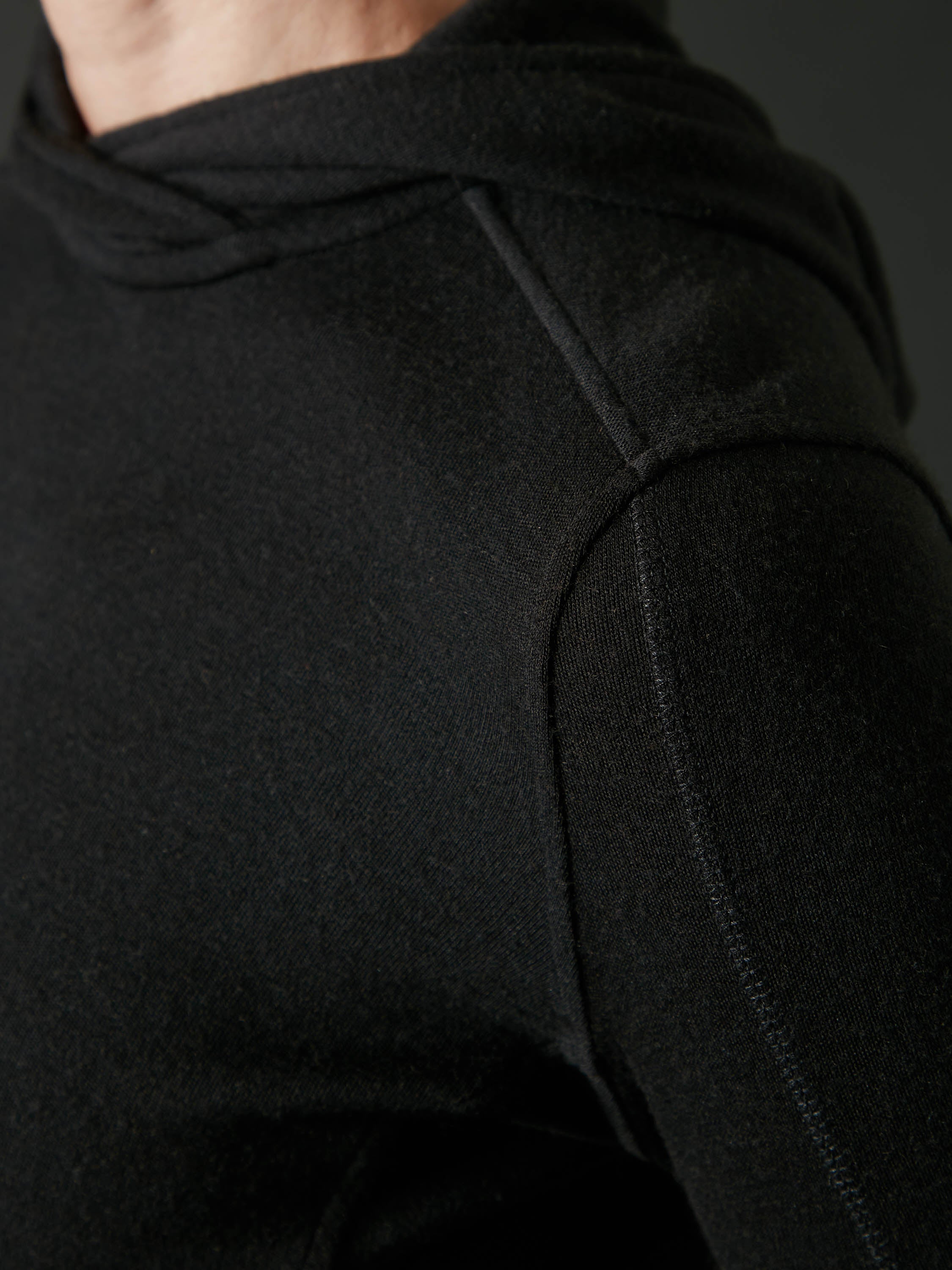 Women's Liberty Crossover Hoodie - Black
