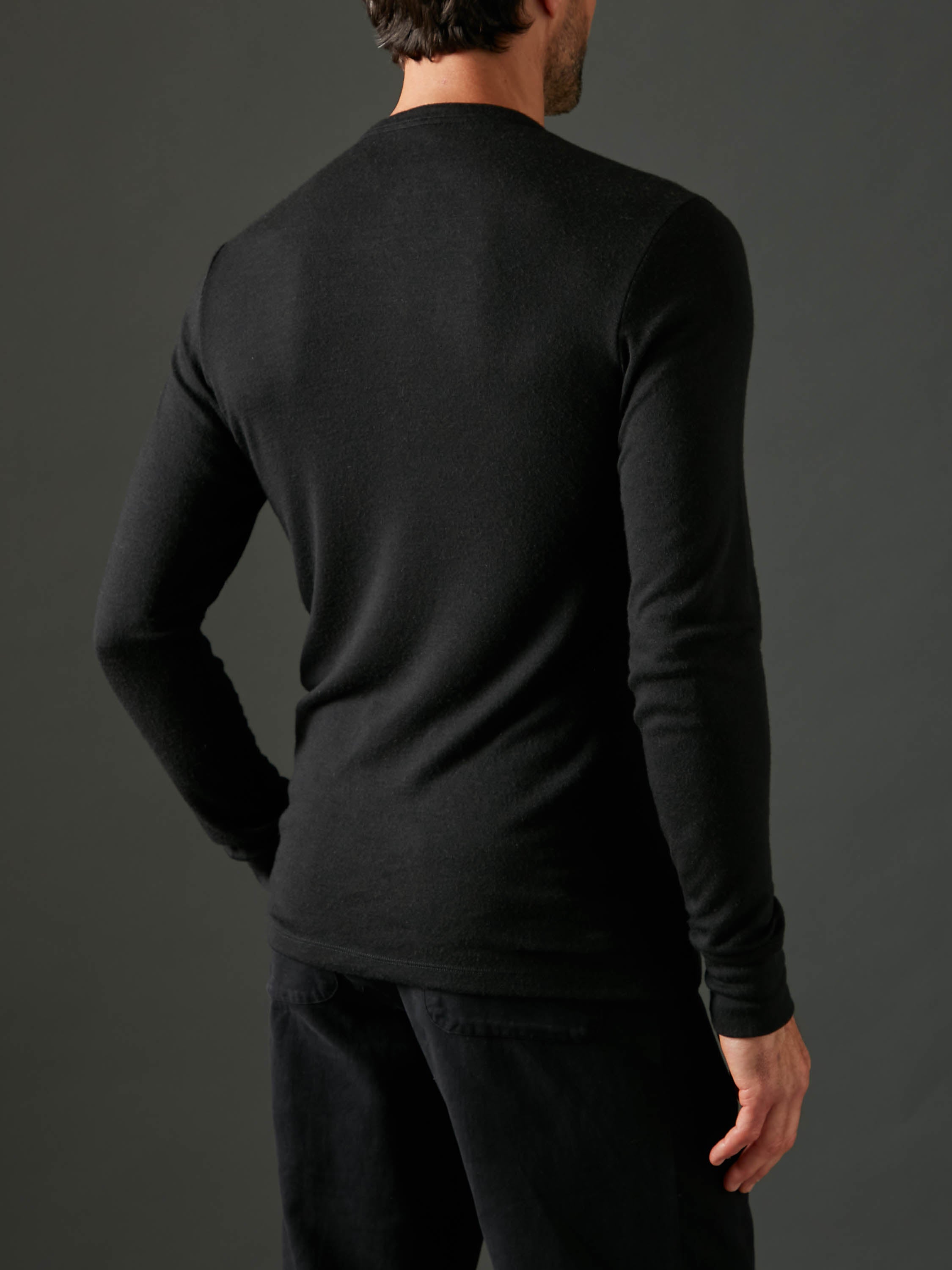 Men's Liberty Henley - Black