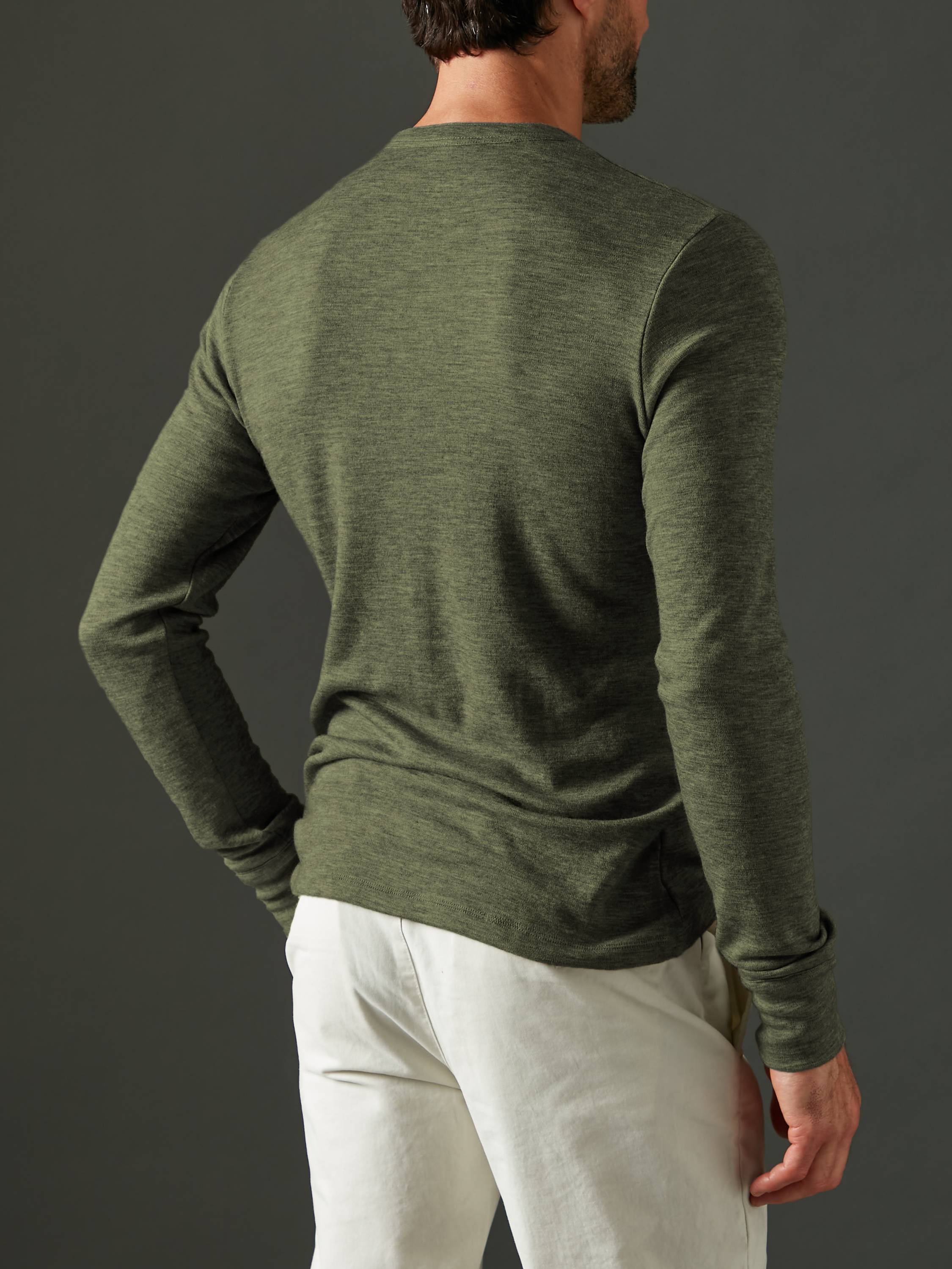 Men's Liberty Henley - Deep Forest Green