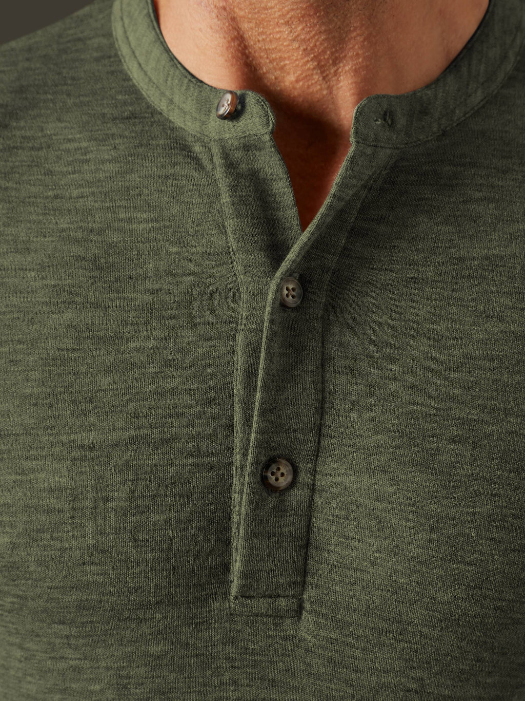 Men's Liberty Henley - Deep Forest Green