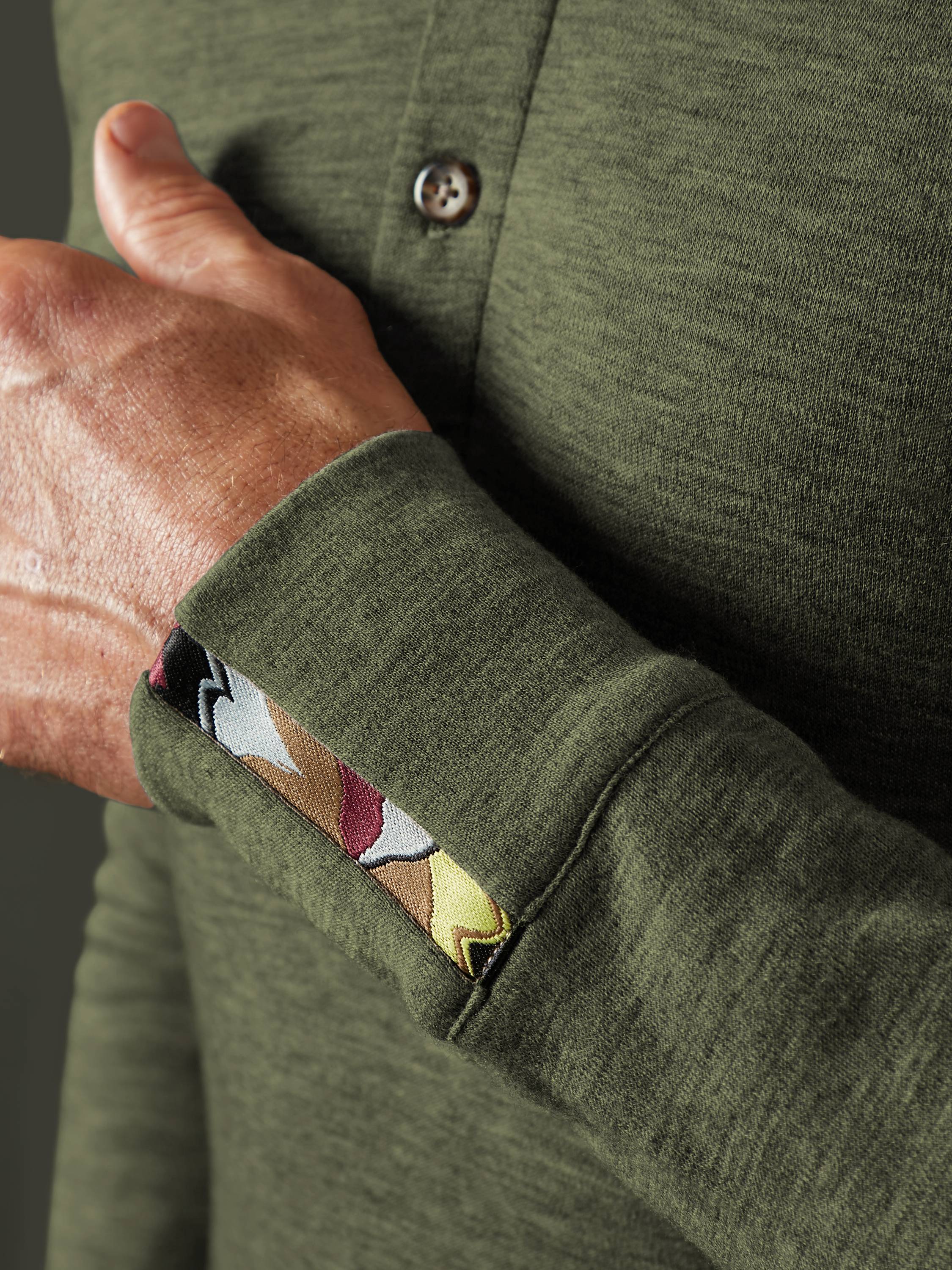 Men's Liberty Henley - Deep Forest Green