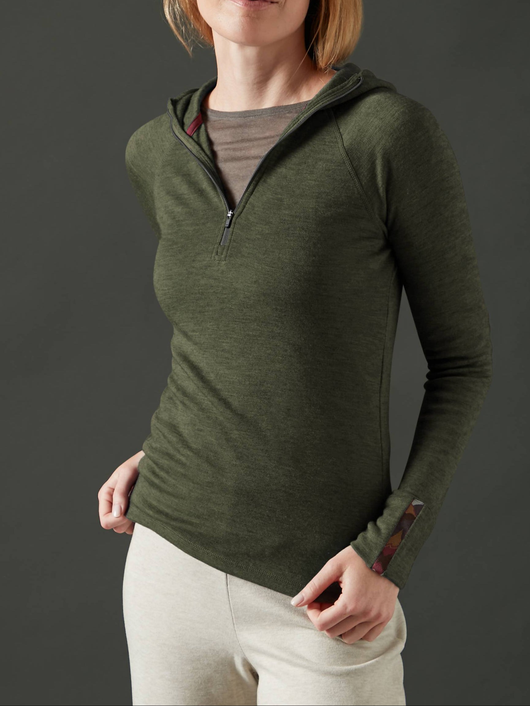 Women's Liberty Zip Hoodie - Deep Forest Green