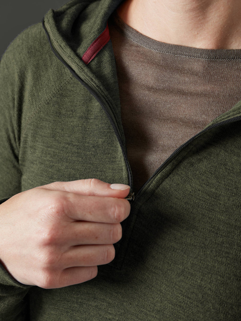 Women's Liberty Zip Hoodie - Deep Forest Green