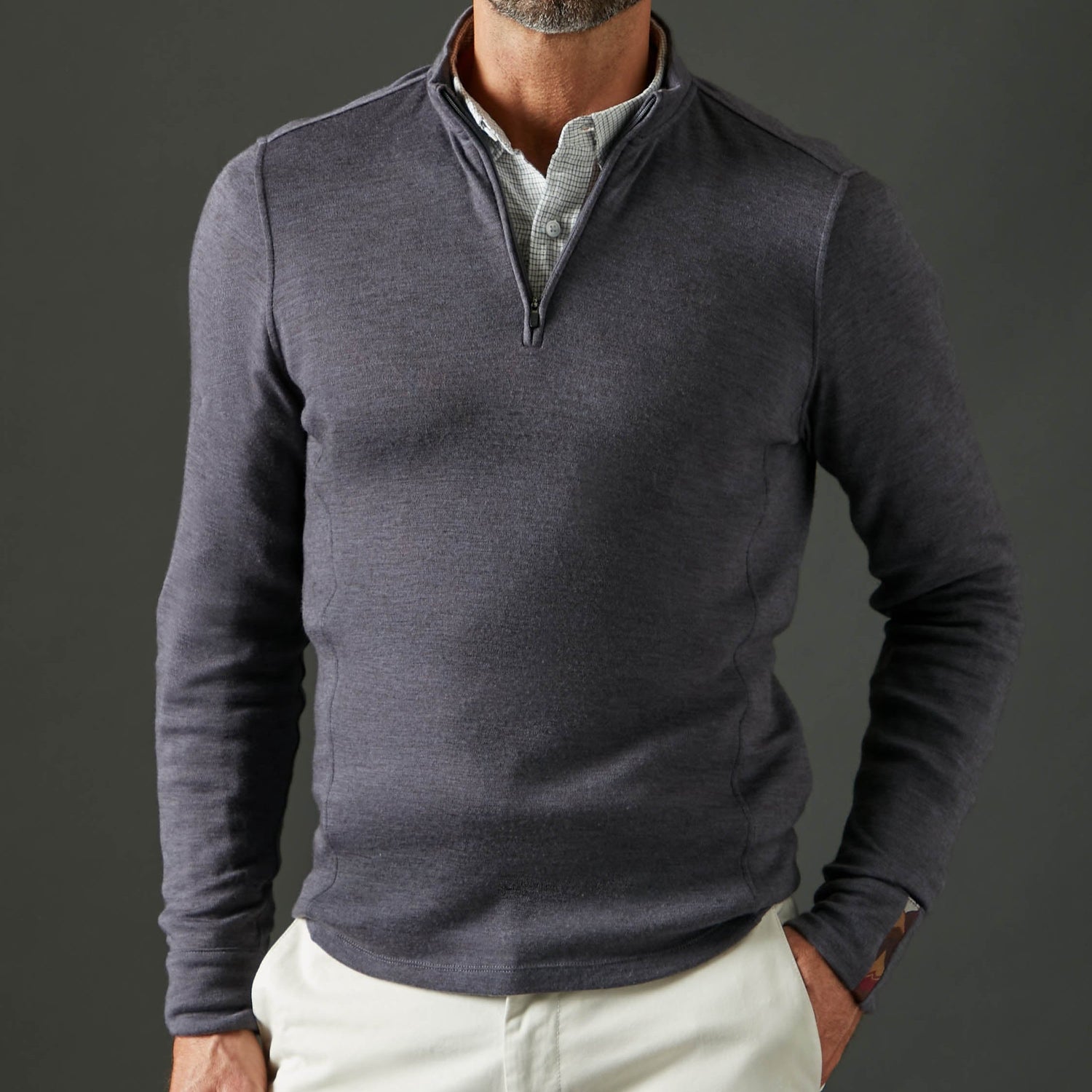 Men's Liberty Half Zip - Slate