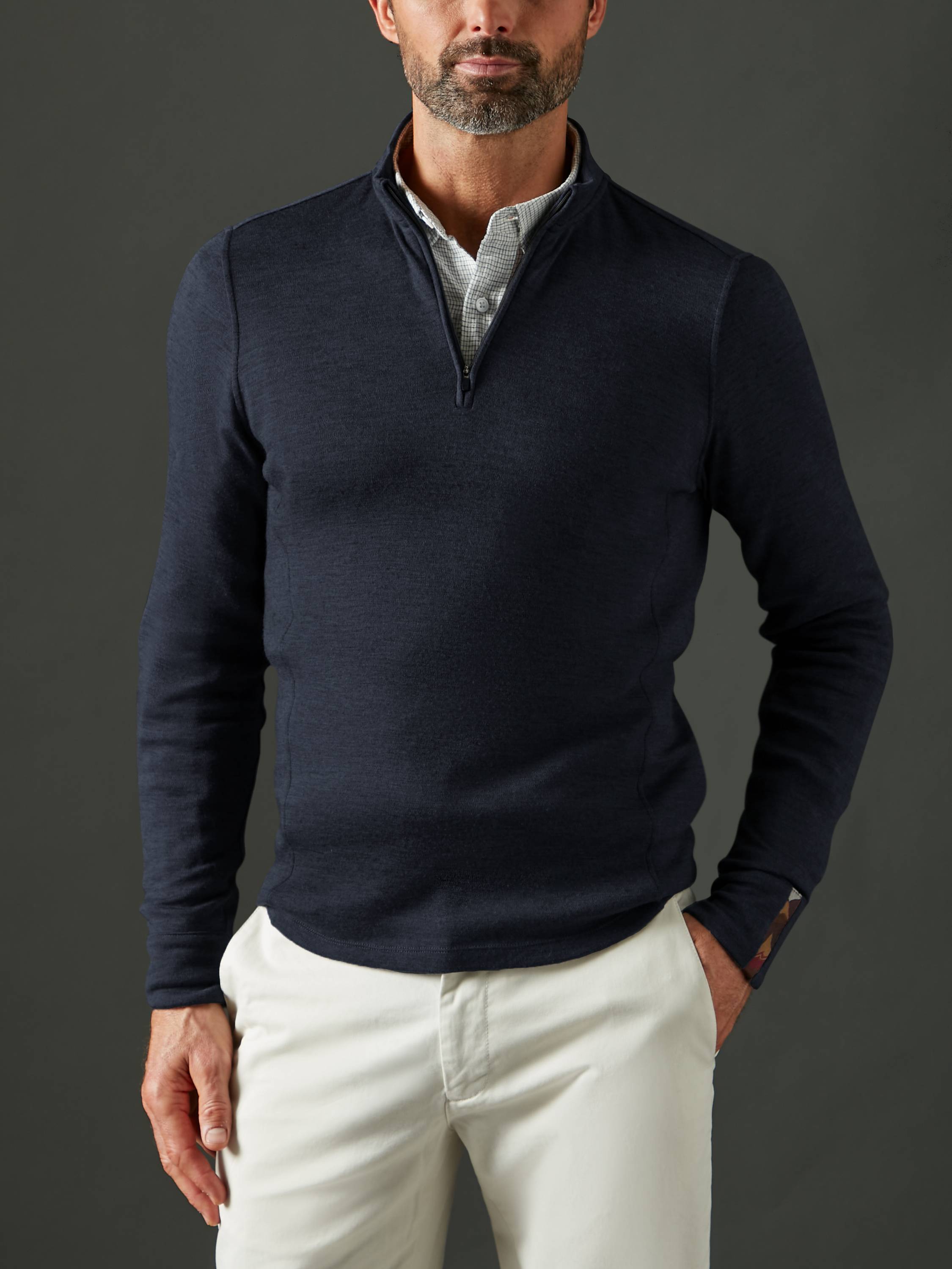 Men's Liberty Half Zip - Midnight Navy