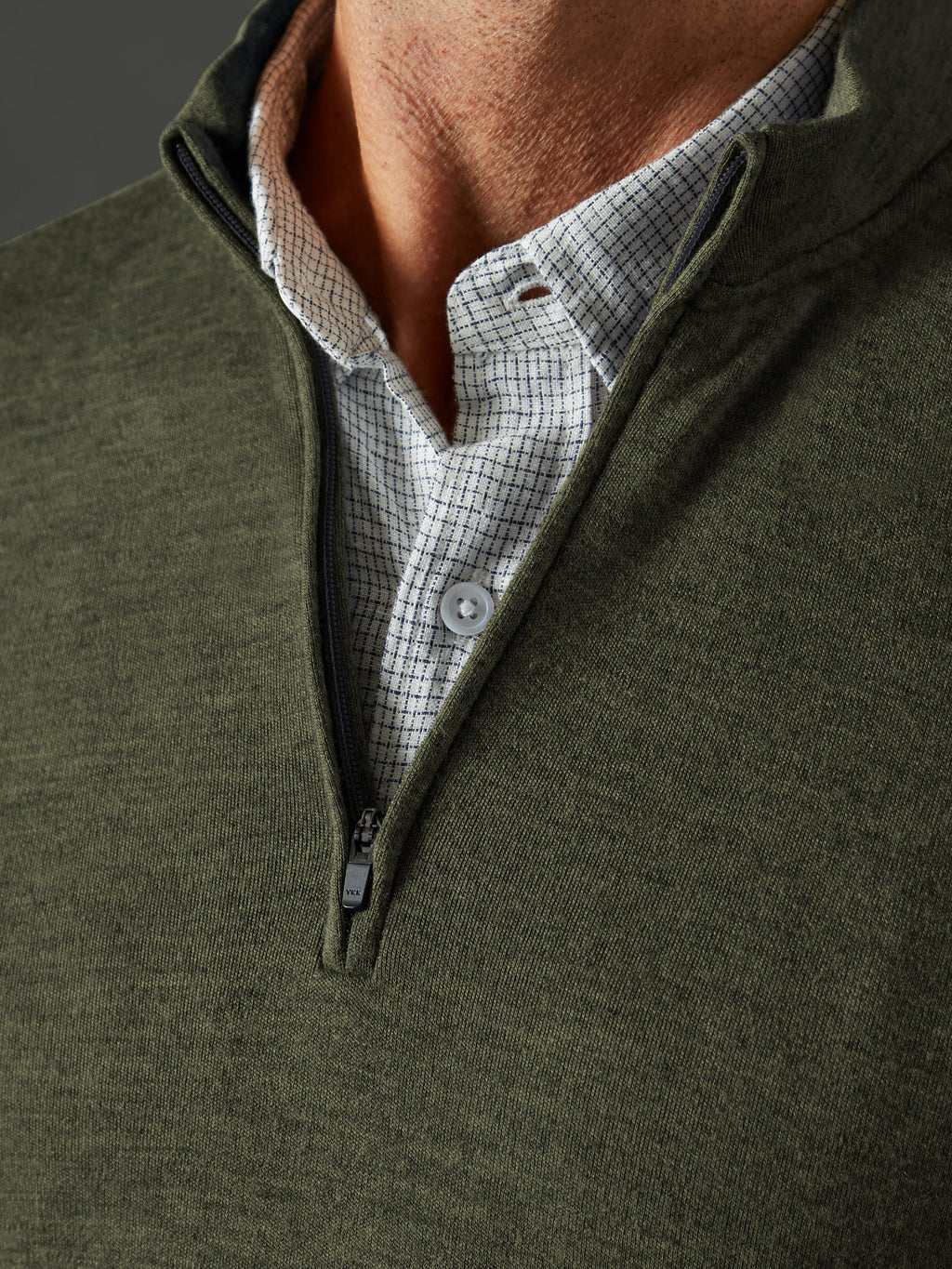 Men's Liberty Half Zip - Deep Forest Green