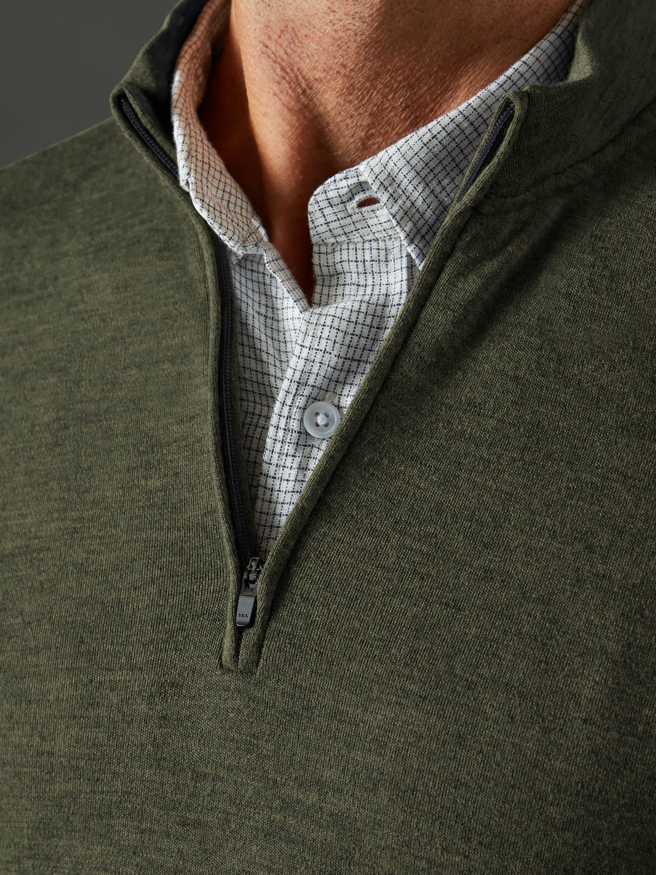 Men's Liberty Half Zip - Deep Forest Green