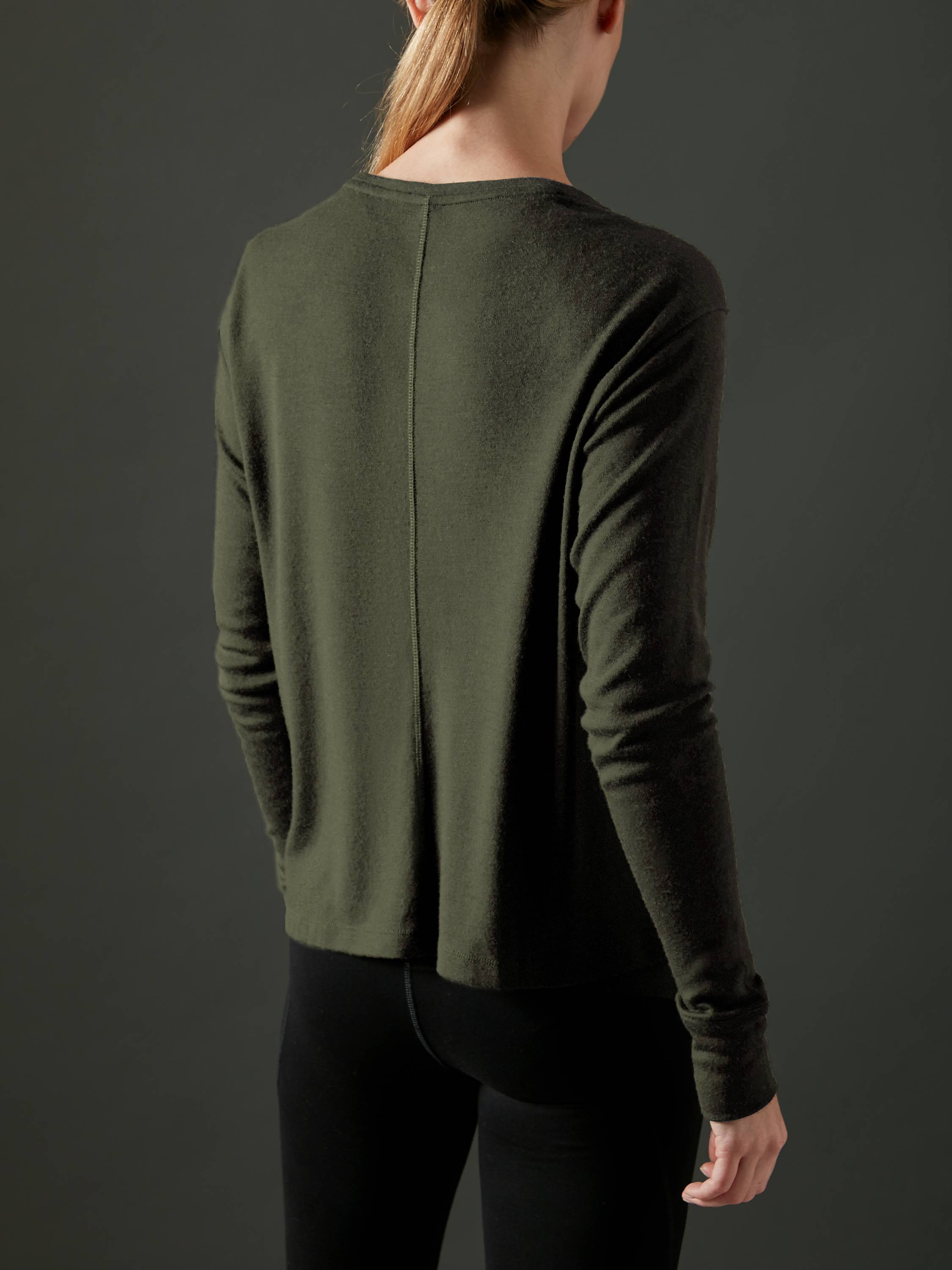 Women's Liberty Casual Crew - Deep Forest Green