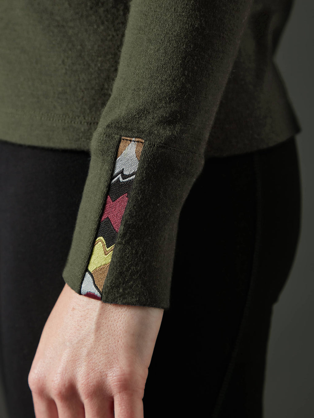 Women's Liberty Casual Crew - Deep Forest Green