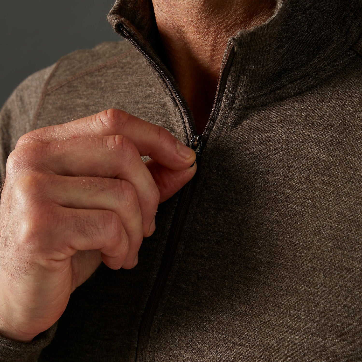 Men's Freedom Zip - Bark