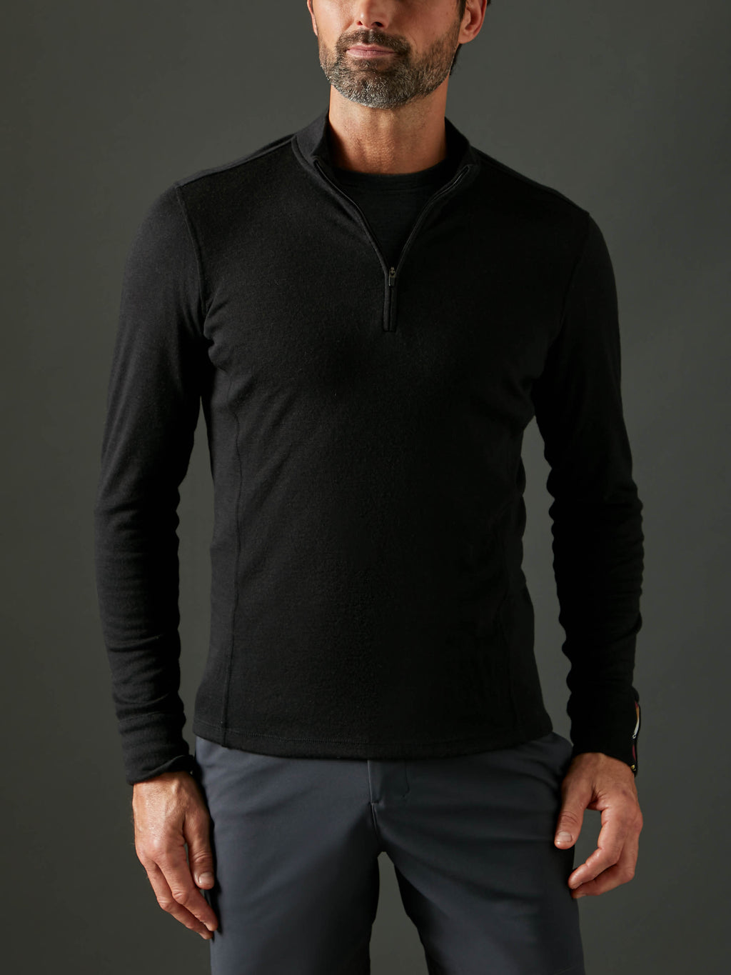 Men's Liberty Half Zip - Black