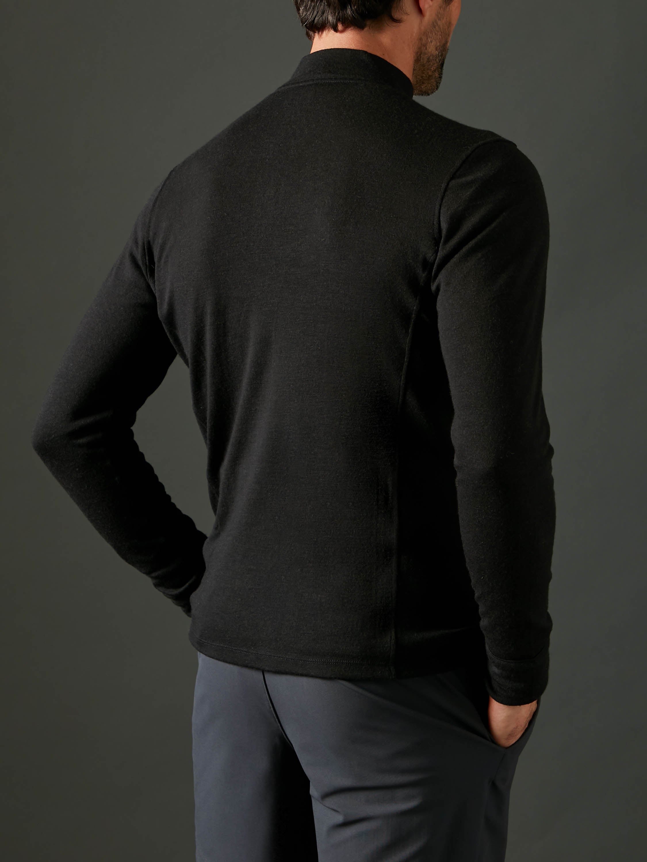 Men's Liberty Half Zip - Black