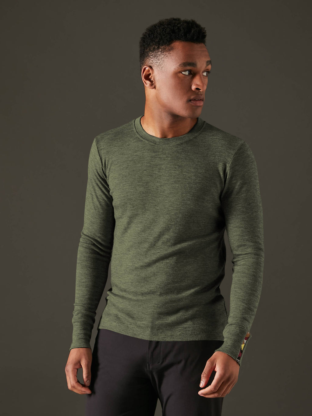 Men's Liberty Casual Crew - Deep Forest Green