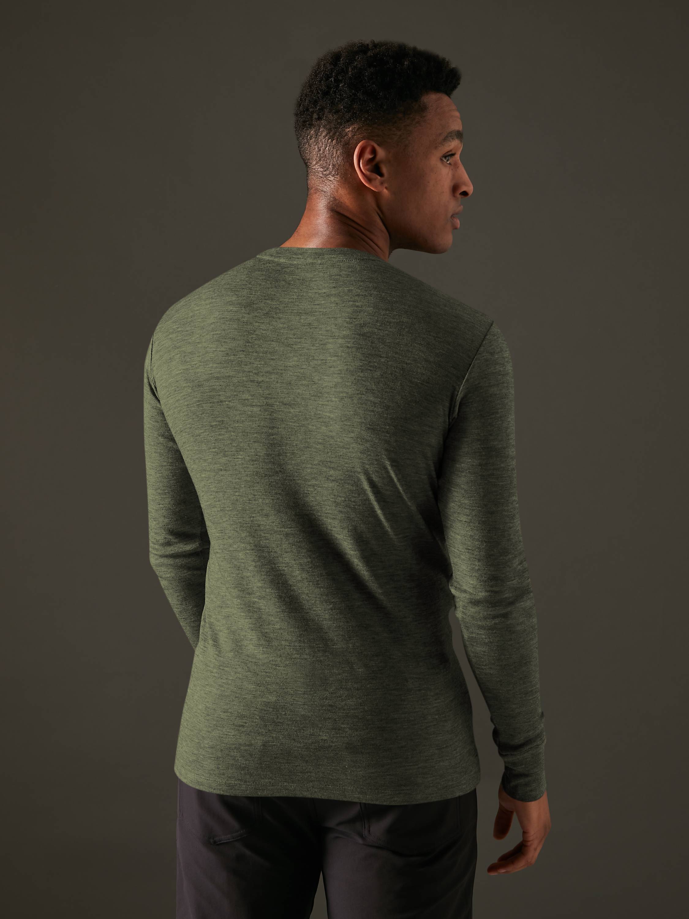 Men's Liberty Casual Crew - Deep Forest Green
