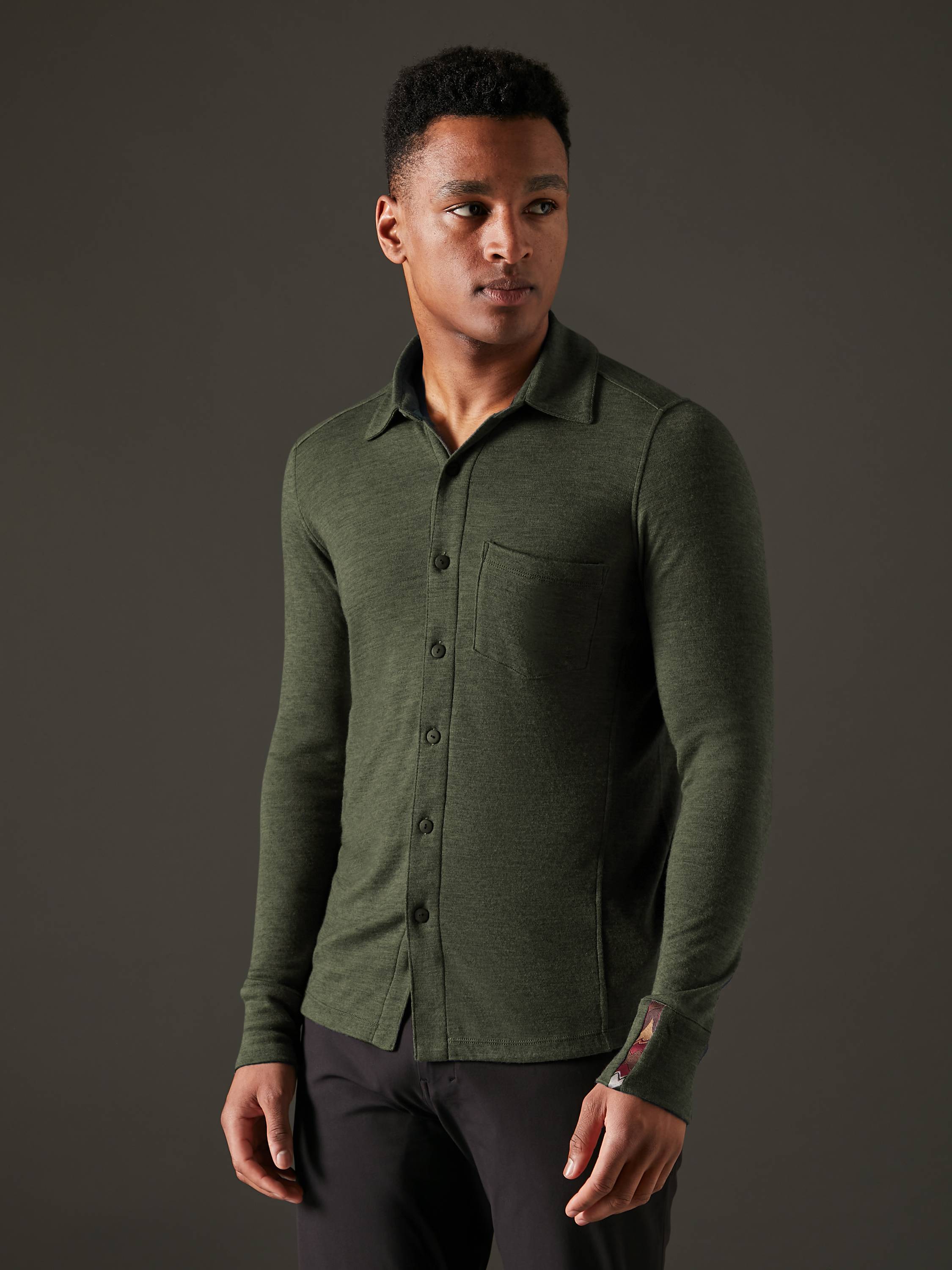 Men's Liberty Yak Wool Shirt - Premium Yak Wool M Men's Liberty Yak Wool Shirt - Premium Yak Wool M