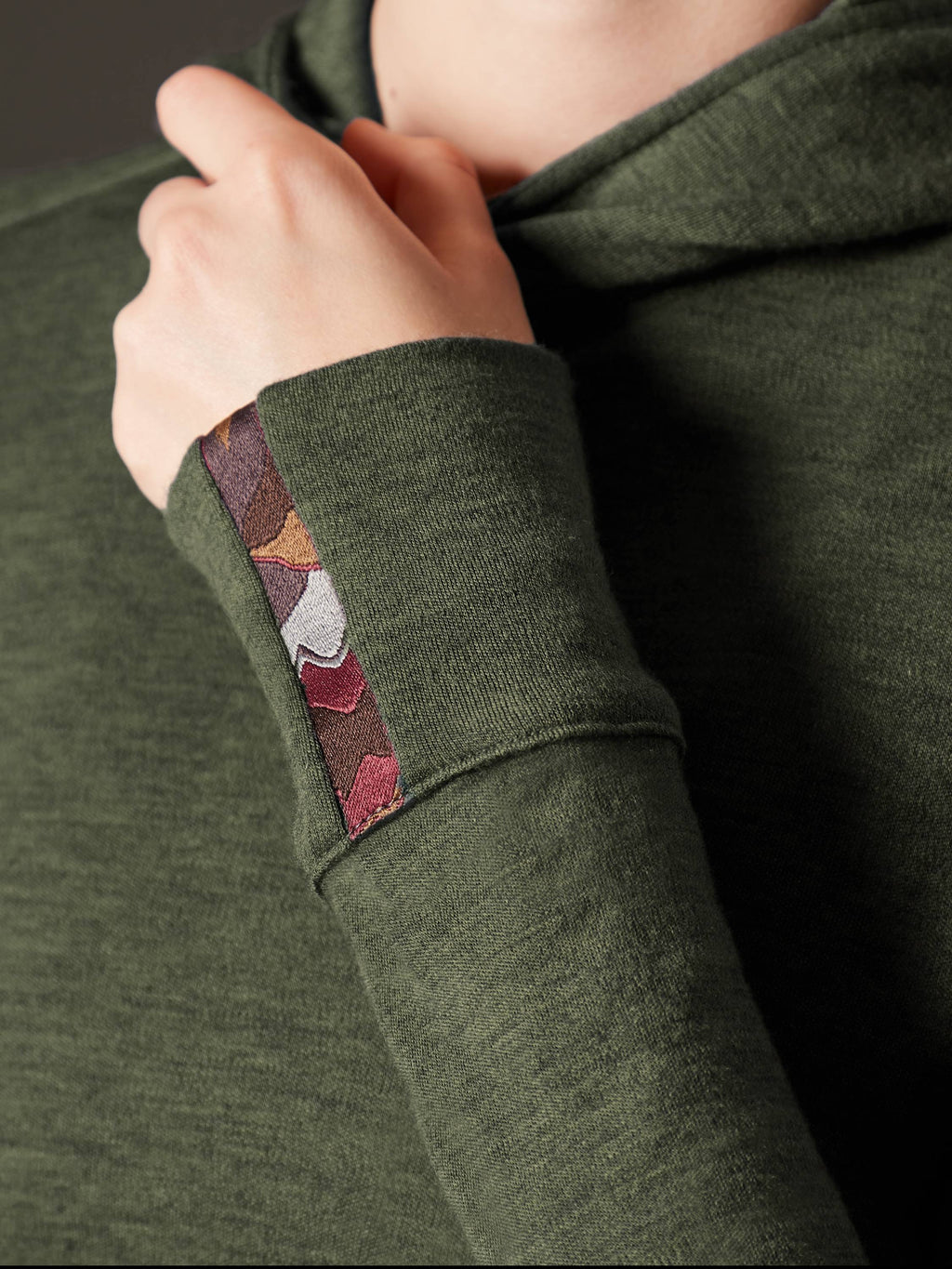 Women's Liberty Crossover Hoodie - Deep Forest Green