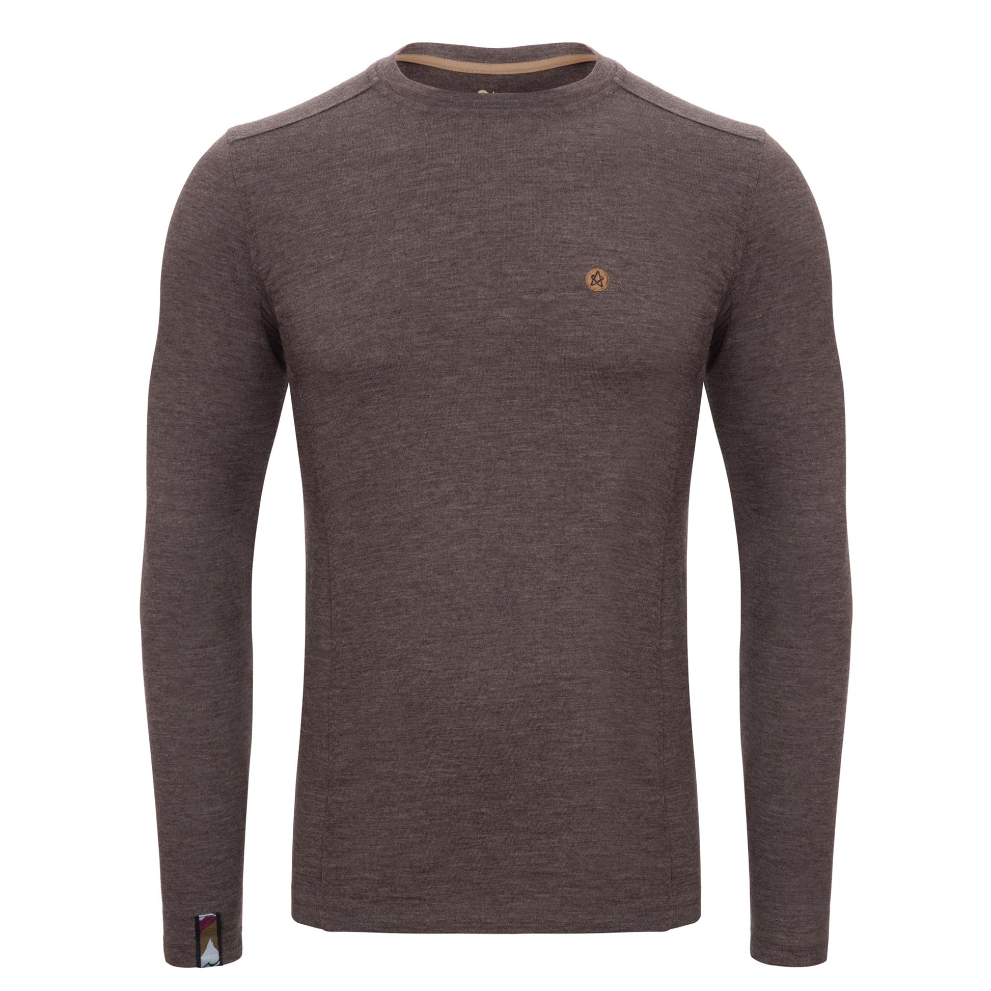 kora Men's Yak Wool Base Layer LS Crew top with merino