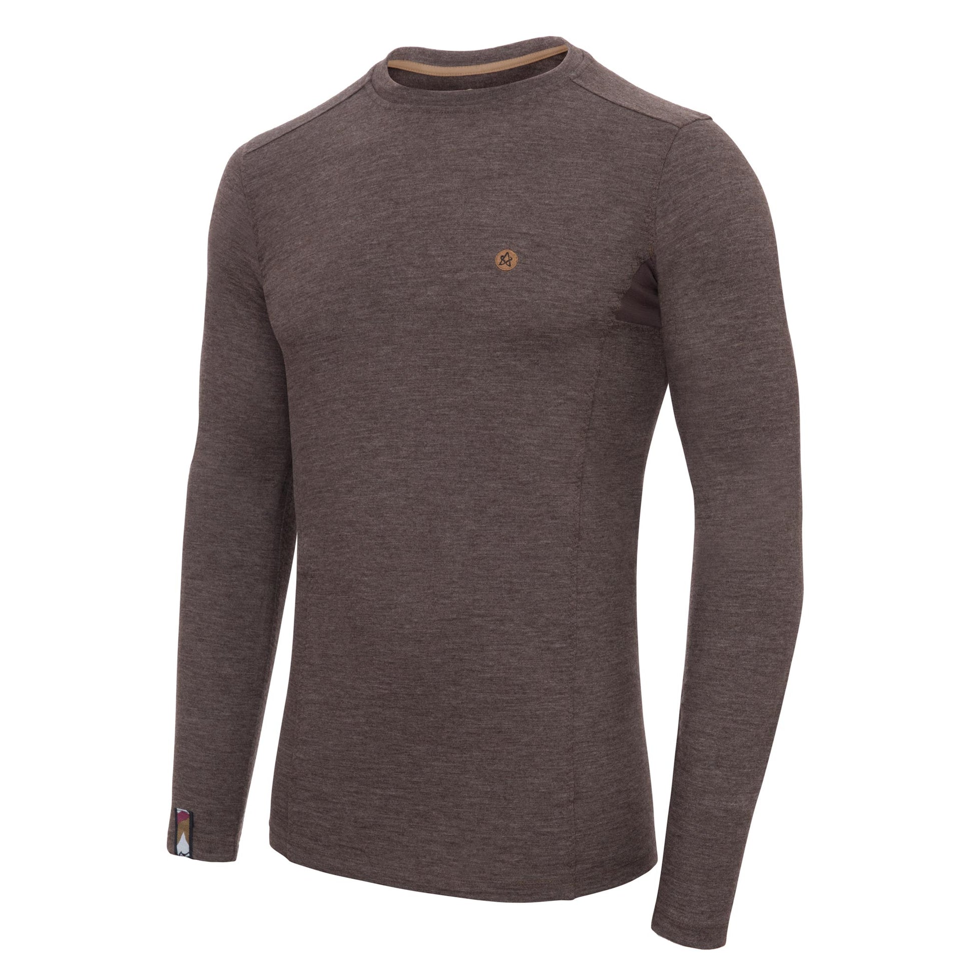 kora Men's Yak Wool Base Layer LS Crew top with merino