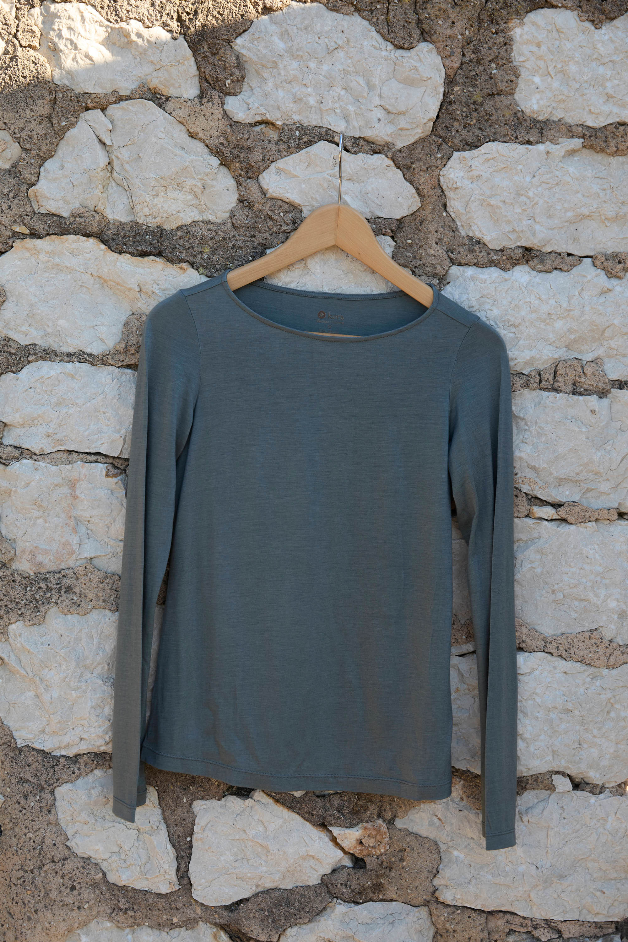 Women’s Halo Long Sleeve Boat Neck - Riverstone