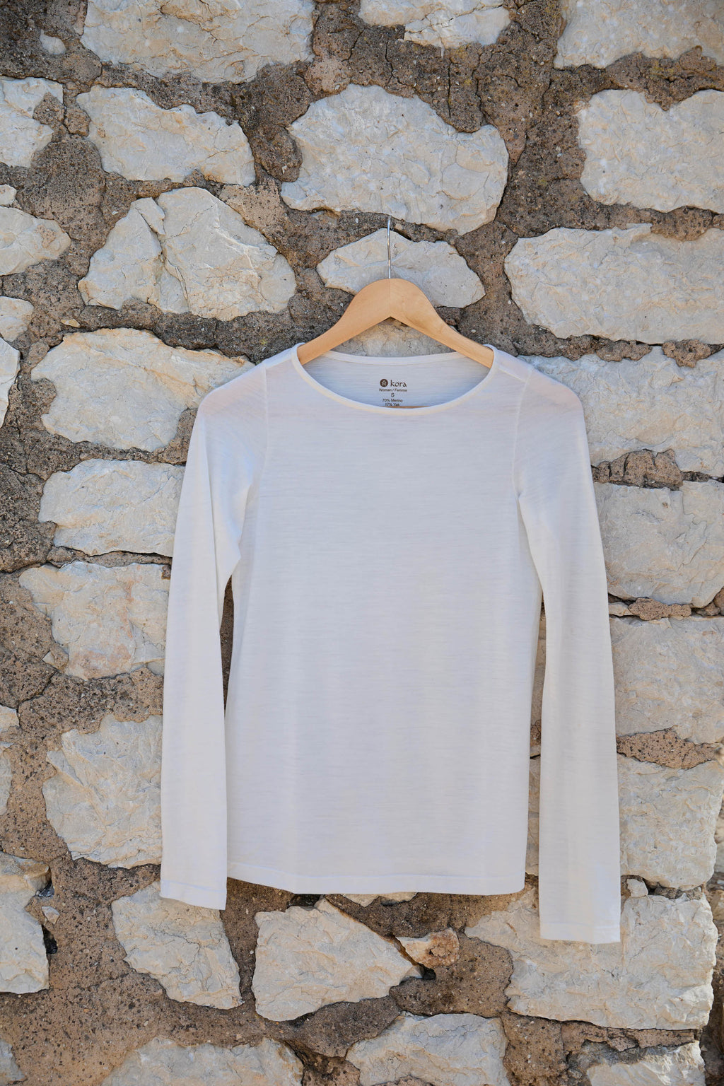 Women’s Halo Long Sleeve Boat Neck - Summit White