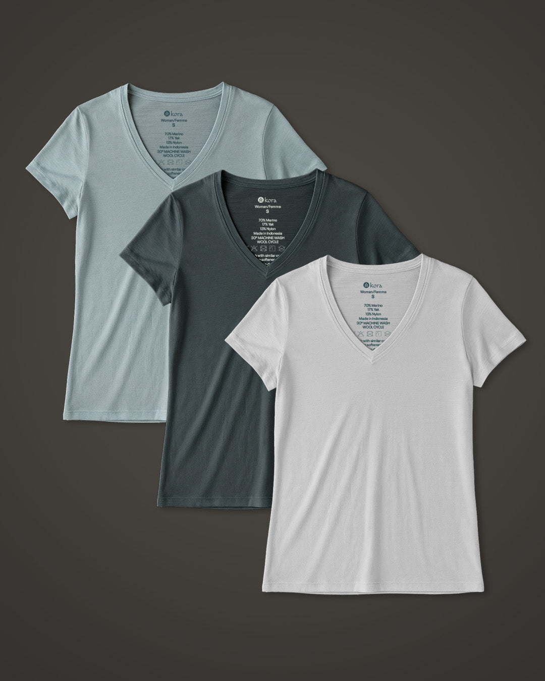 Women’s Halo Short Sleeve V-Neck - 3 pack