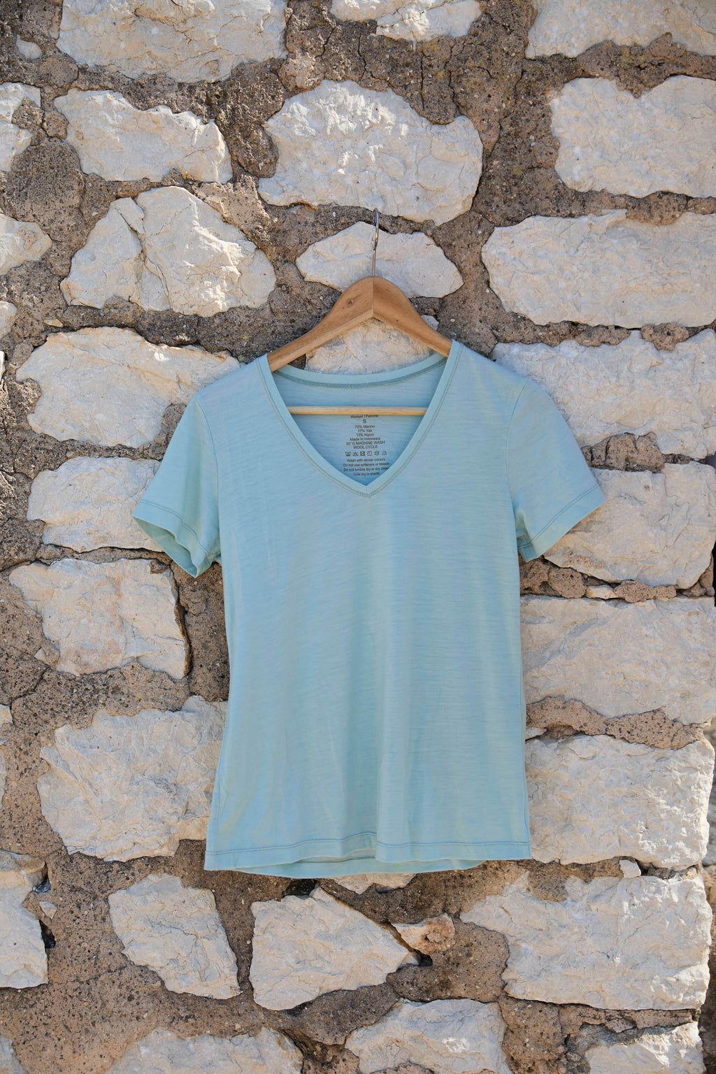 Women’s Halo Short Sleeve V-Neck - Glacier Blue