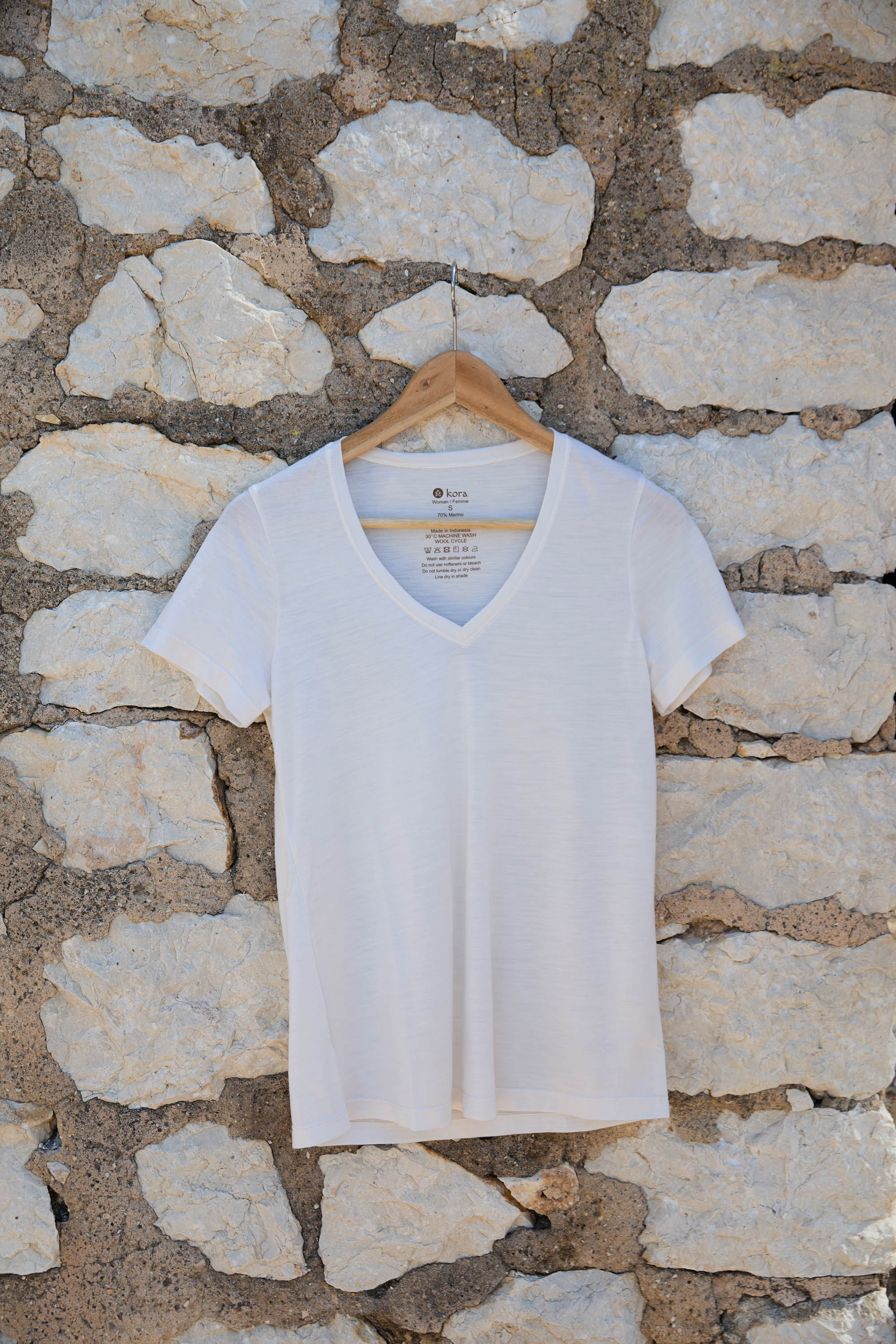 Women’s Halo Short Sleeve V-Neck - Summit White