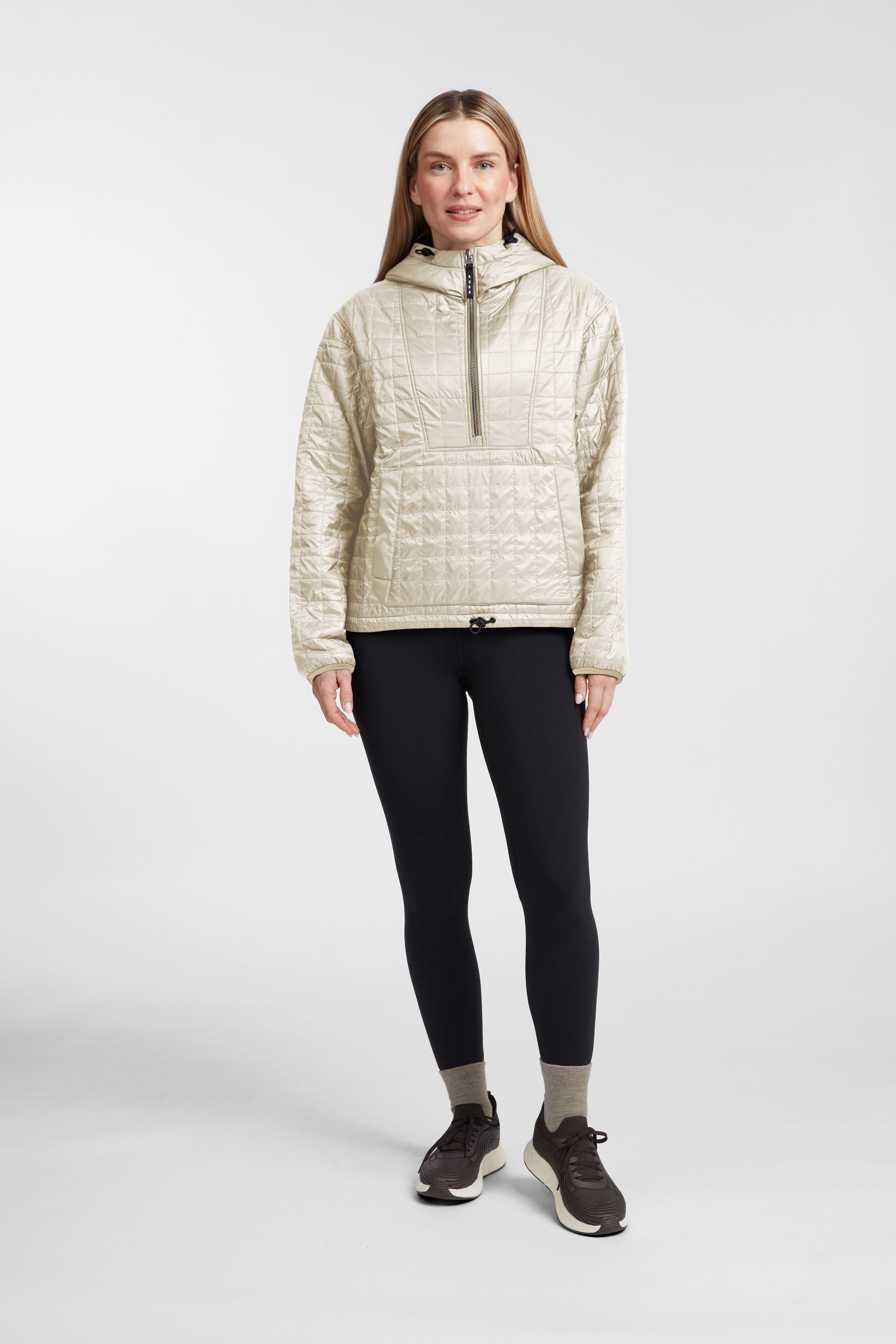 Women's Pull Over Haven Hooded Jacket - Bone