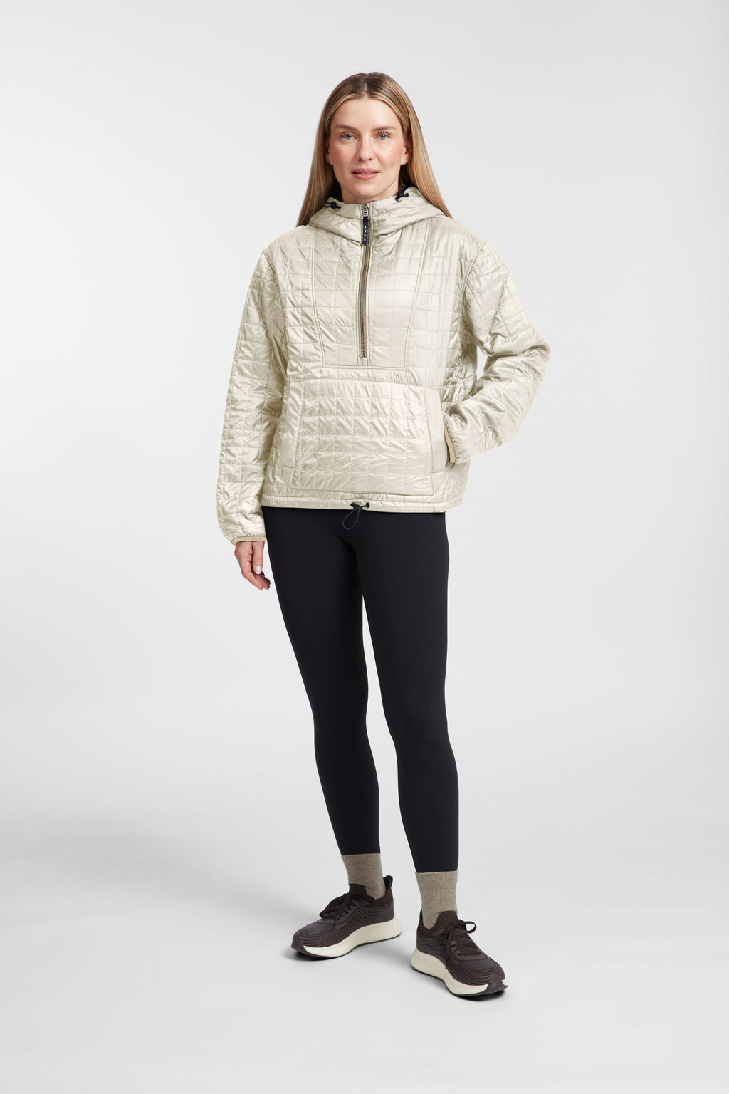 Women's Pull Over Haven Hooded Jacket - Bone