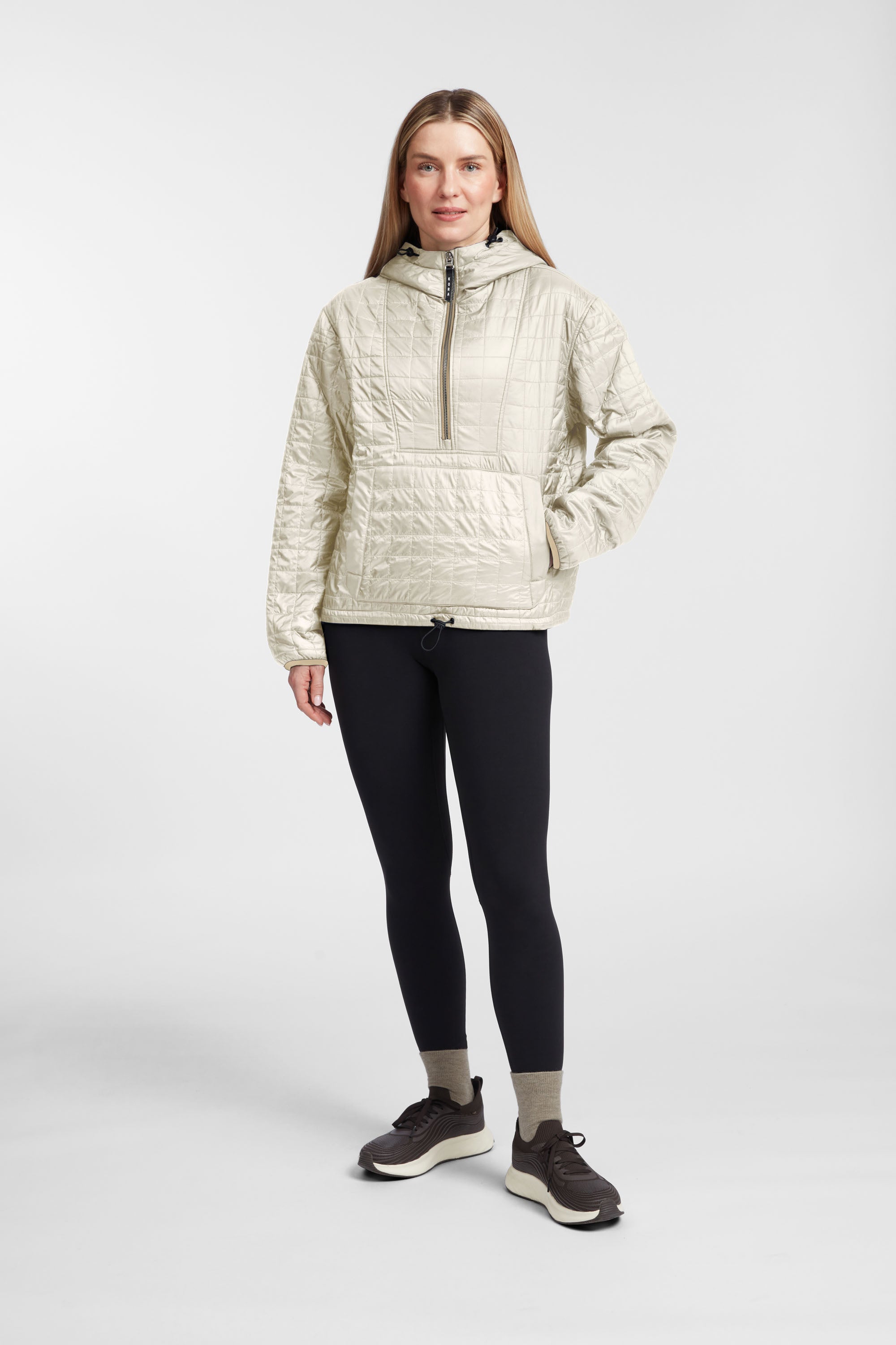 Women's Pull Over Haven Hooded Jacket - Bone
