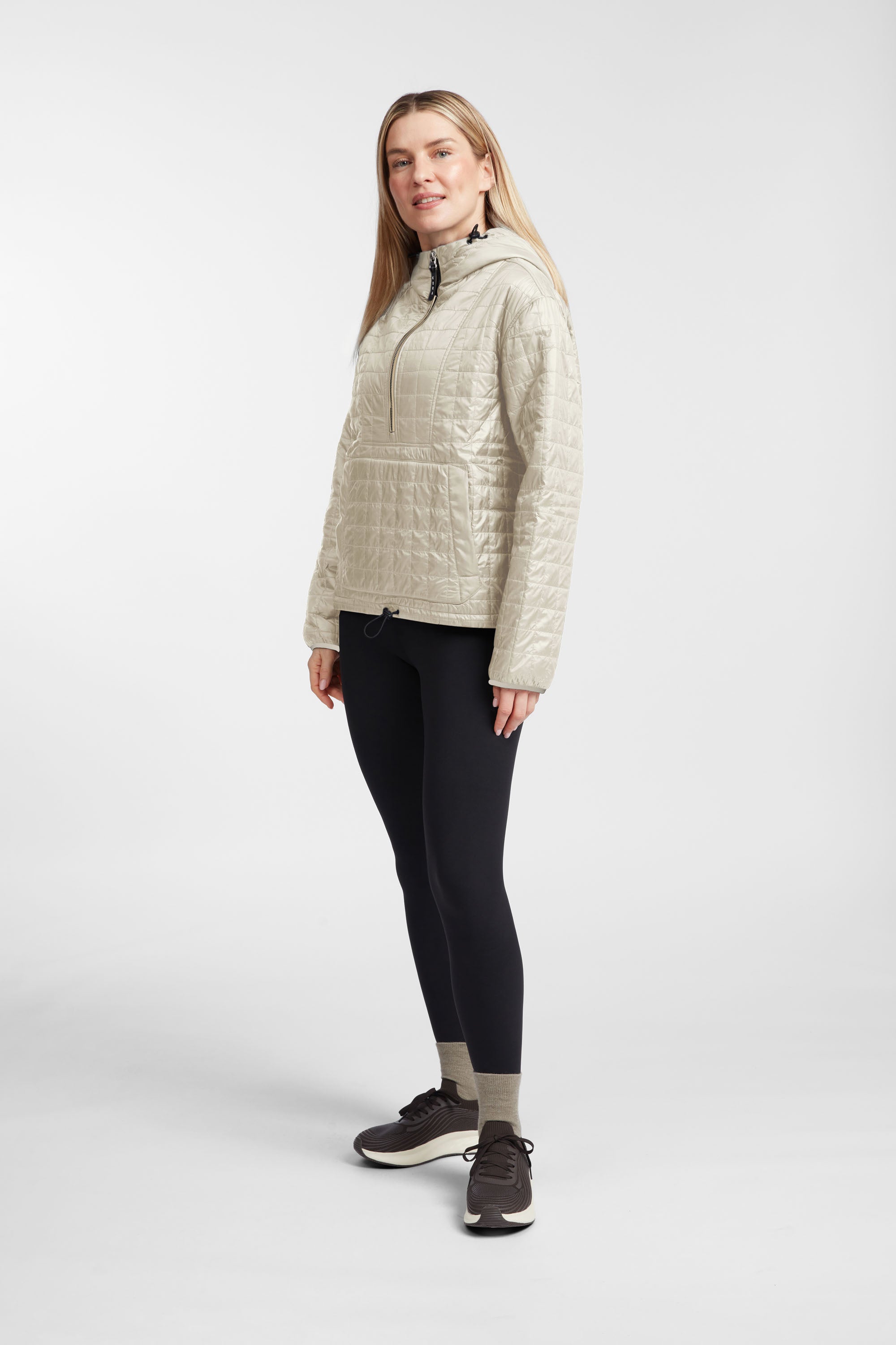 Women's Pull Over Haven Hooded Jacket - Bone