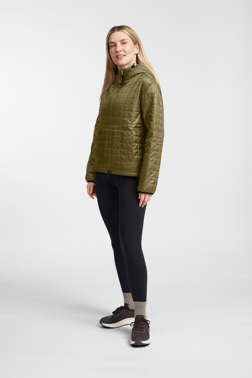 Women's Pull Over Haven Hooded Jacket - Field Green