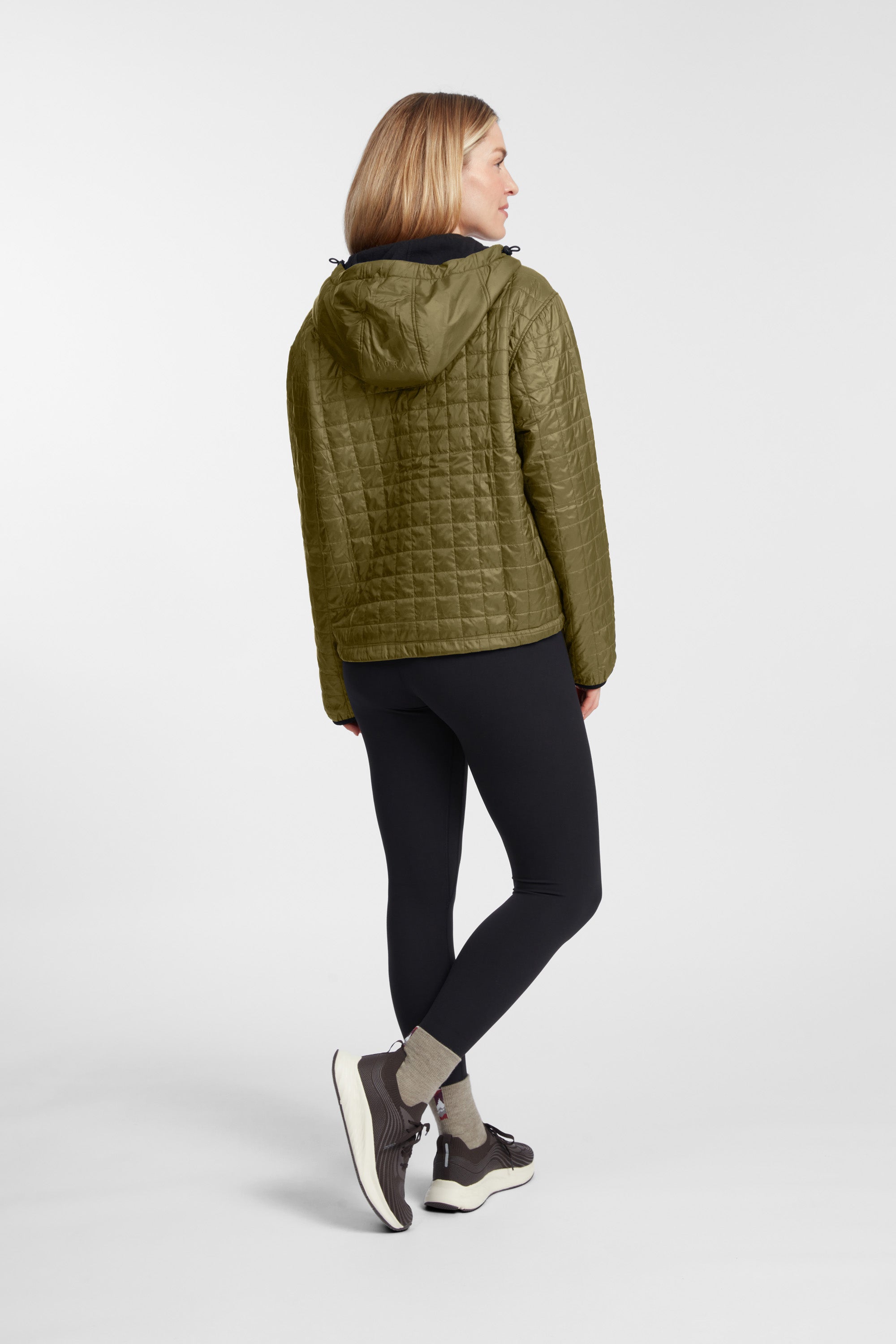 Women's Pull Over Haven Hooded Jacket - Field Green