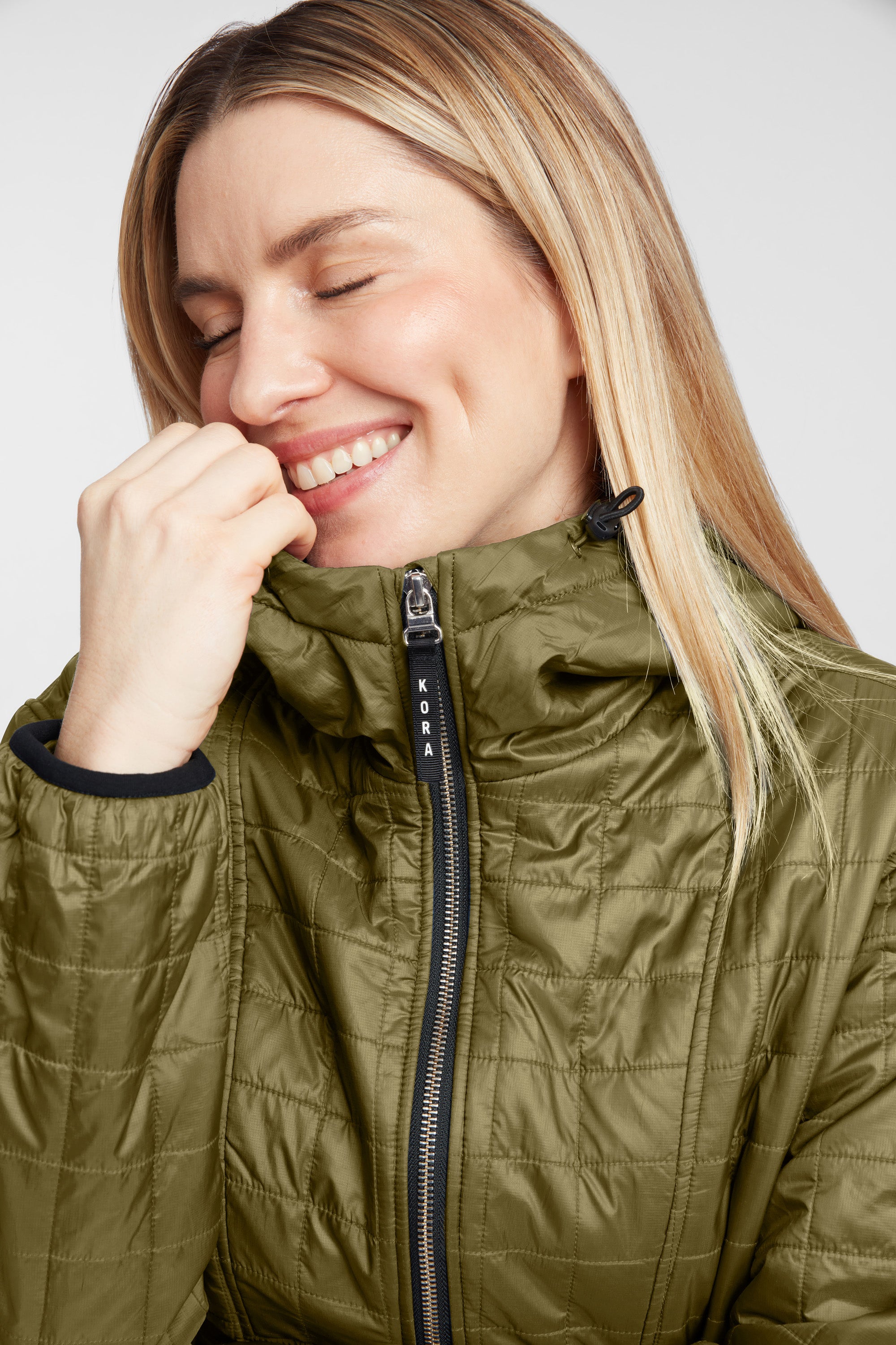 Women's Pull Over Haven Hooded Jacket - Field Green