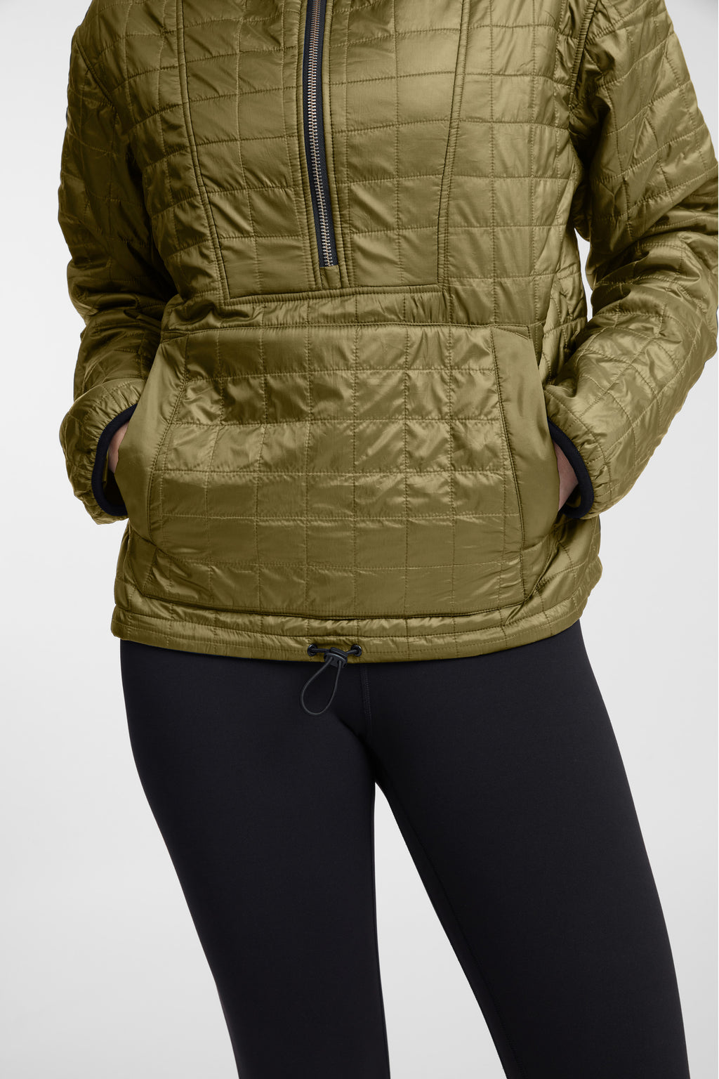 Women's Pull Over Haven Hooded Jacket - Field Green