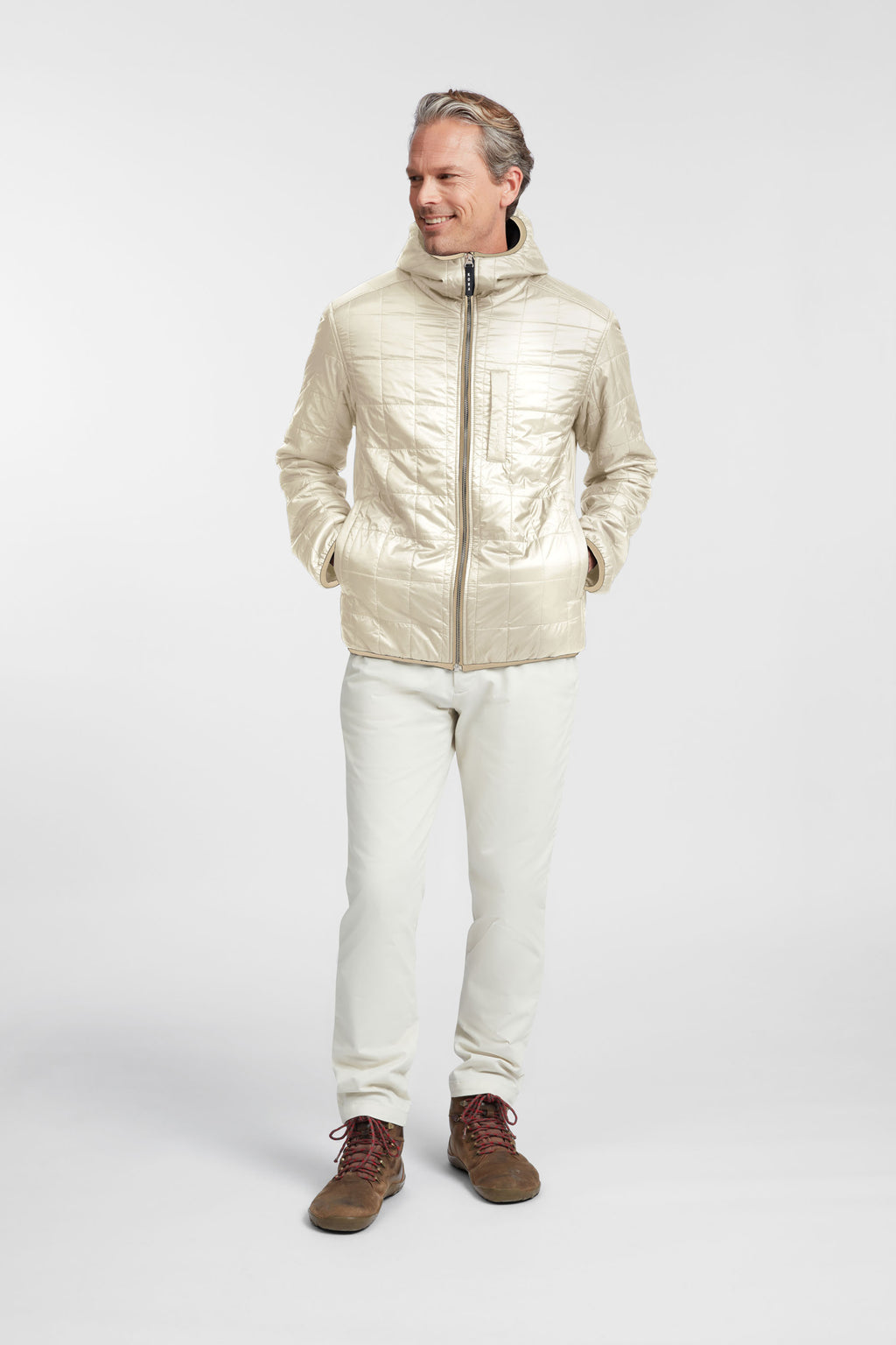 Men's Haven Hooded Jacket - Bone