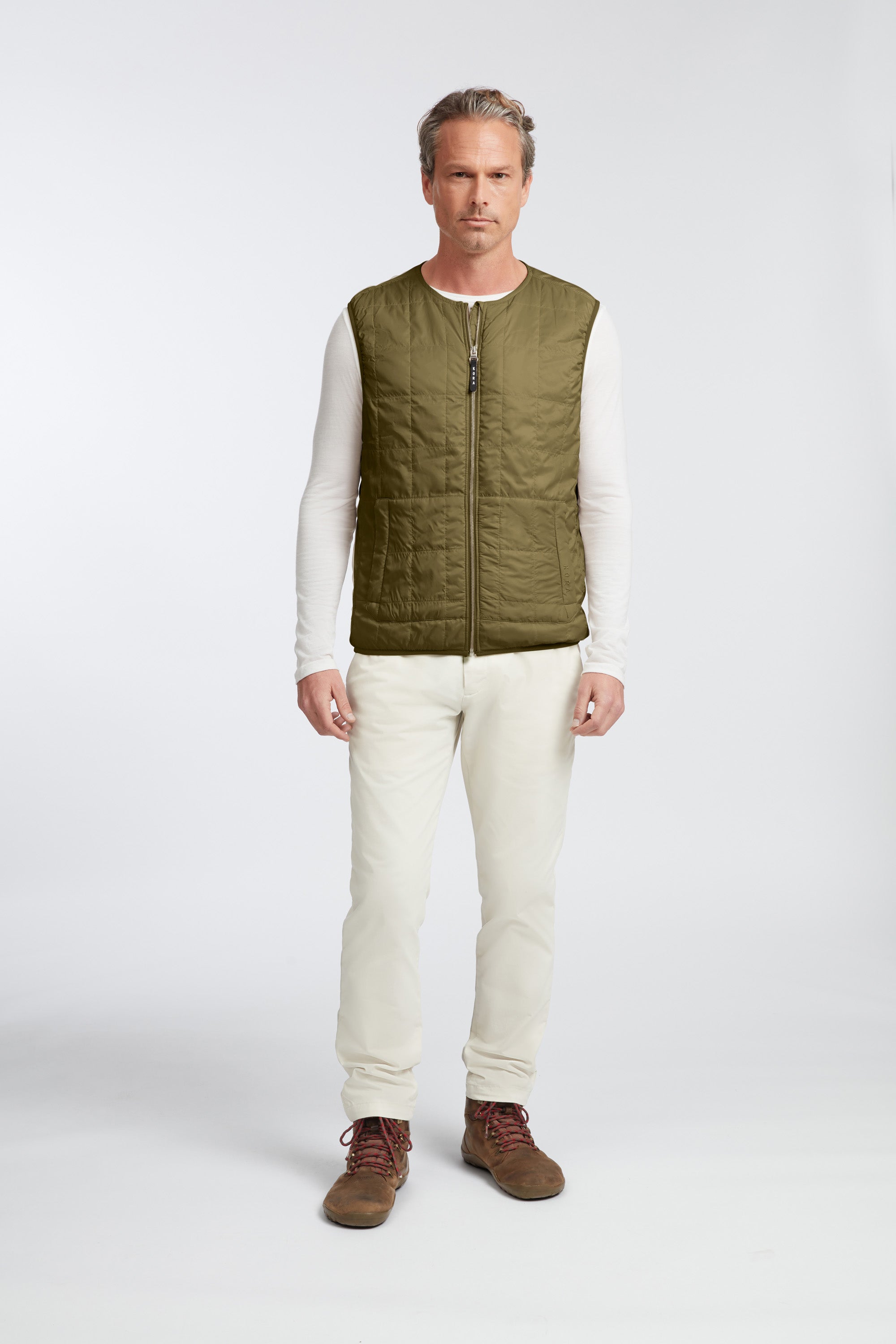 Men's Haven Sleeveless Vest - Field Green