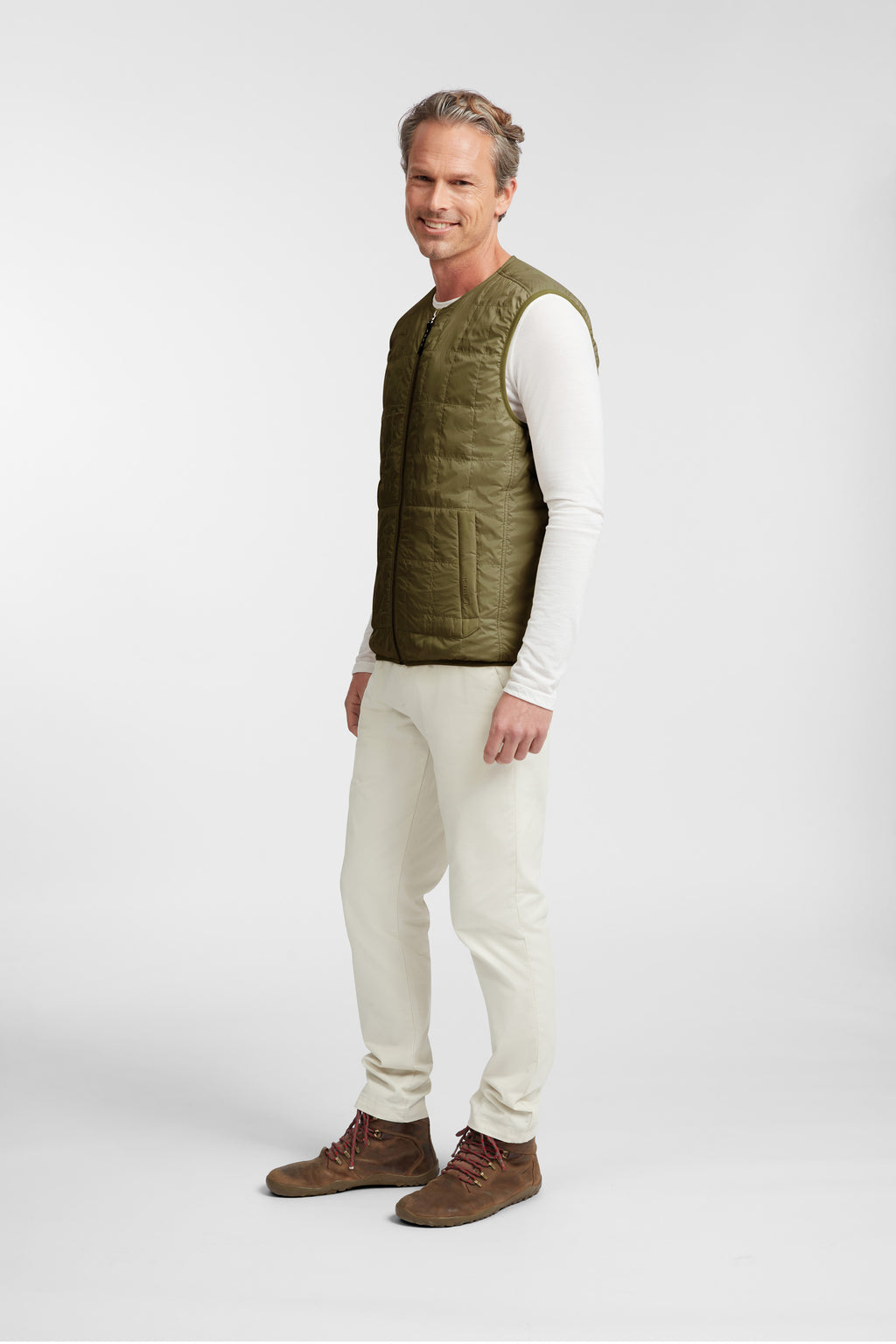 Men's Haven Sleeveless Vest - Field Green