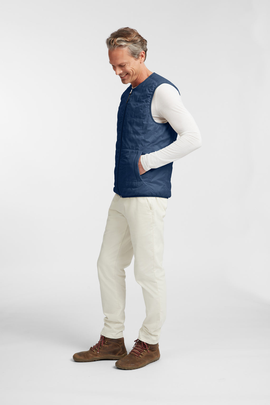 Men's Sleeveless Vest - Midnight Blue