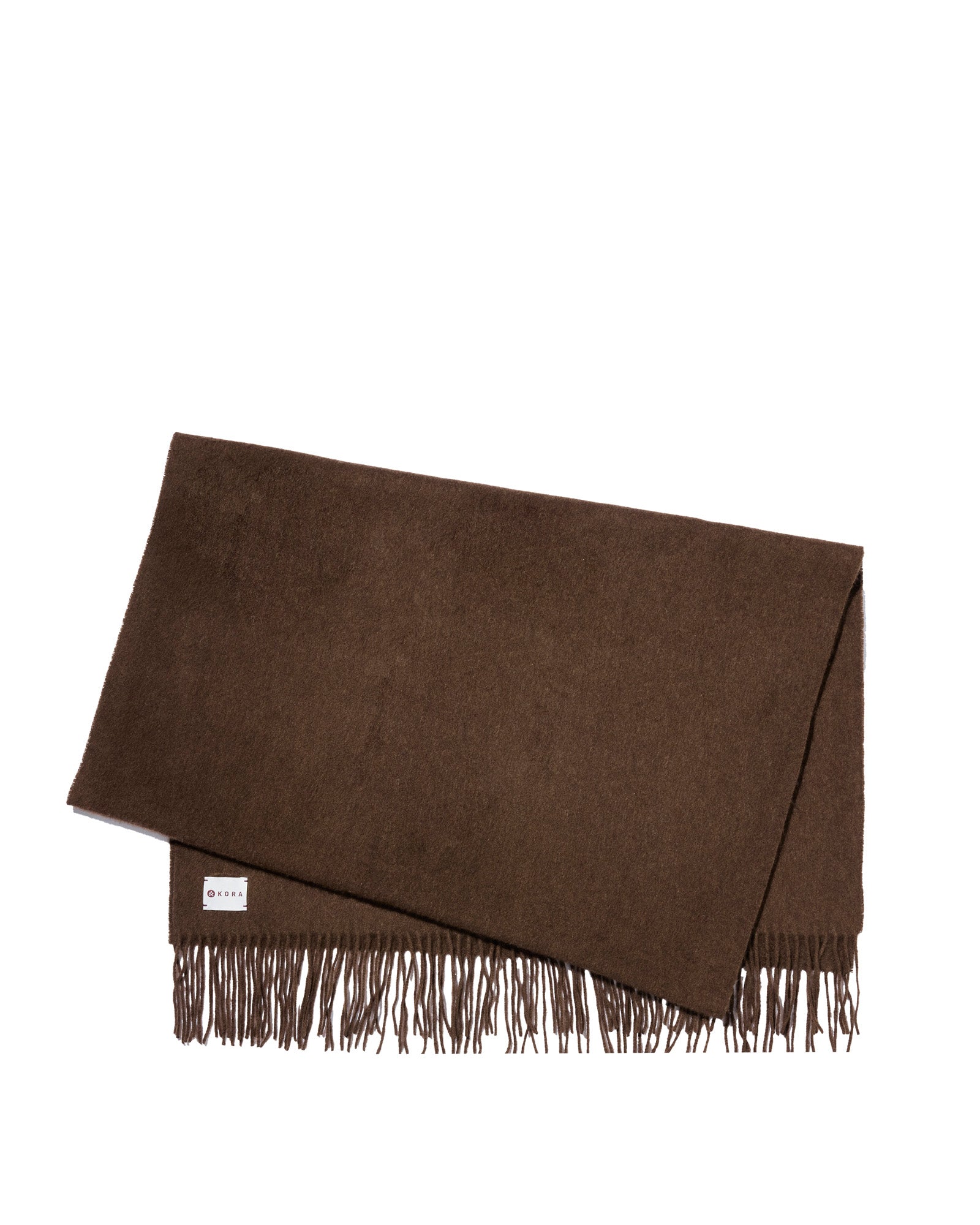 100% Yak Wool Wrap - Dark Brown