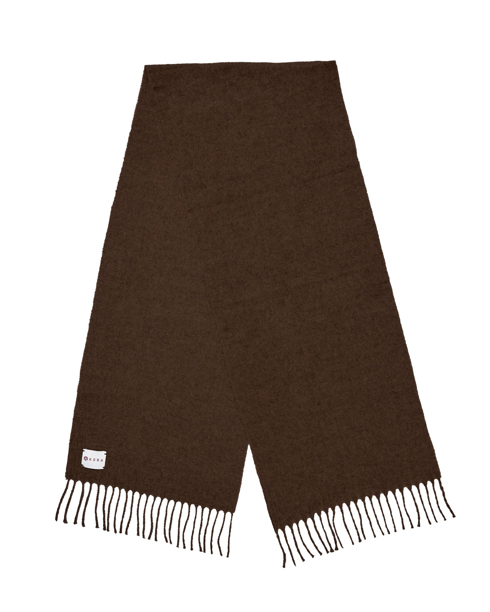 100% Yak Wool Wrap - Dark Brown