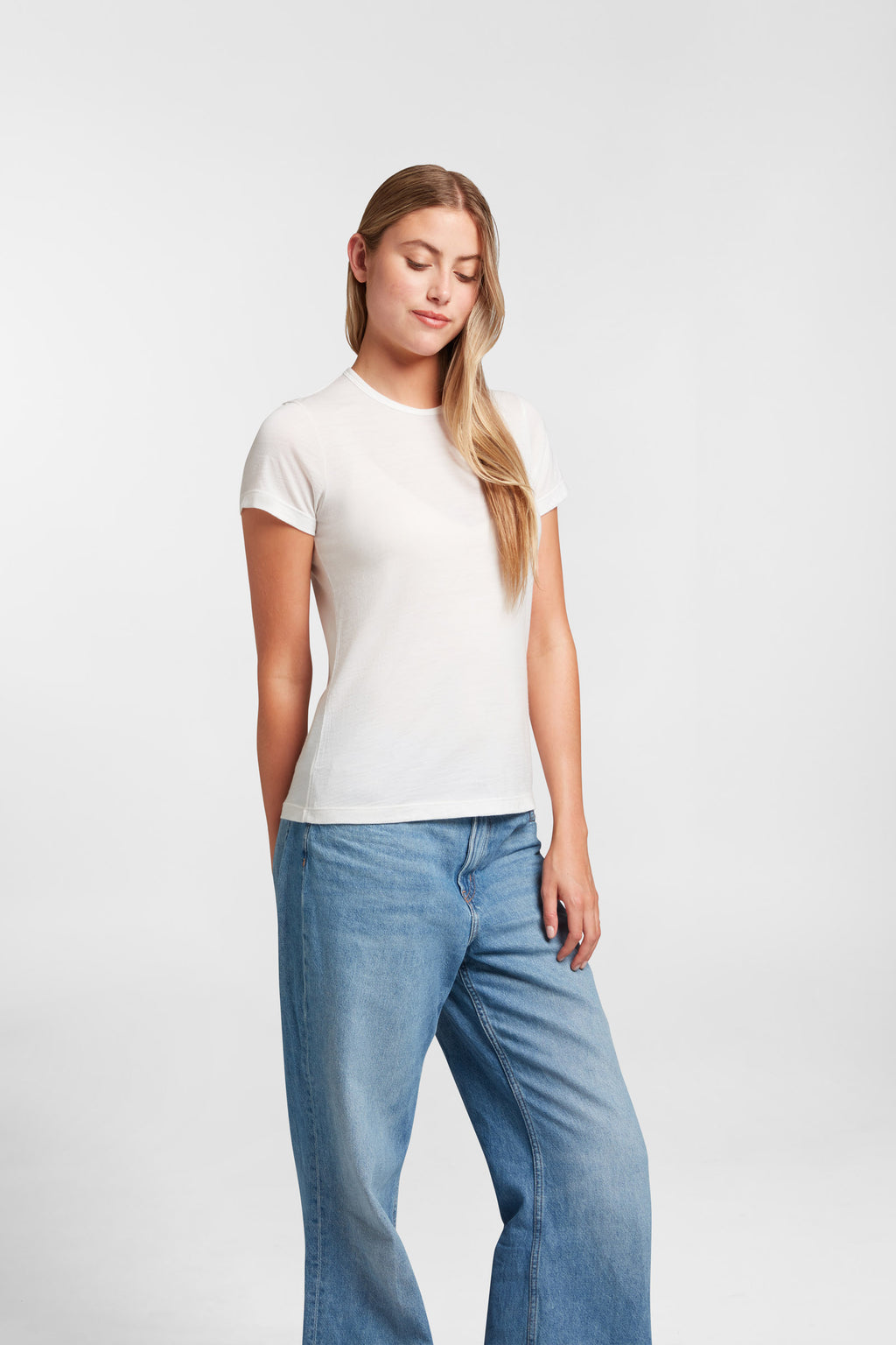 Women's Halo Short Sleeve Crew - Summit White